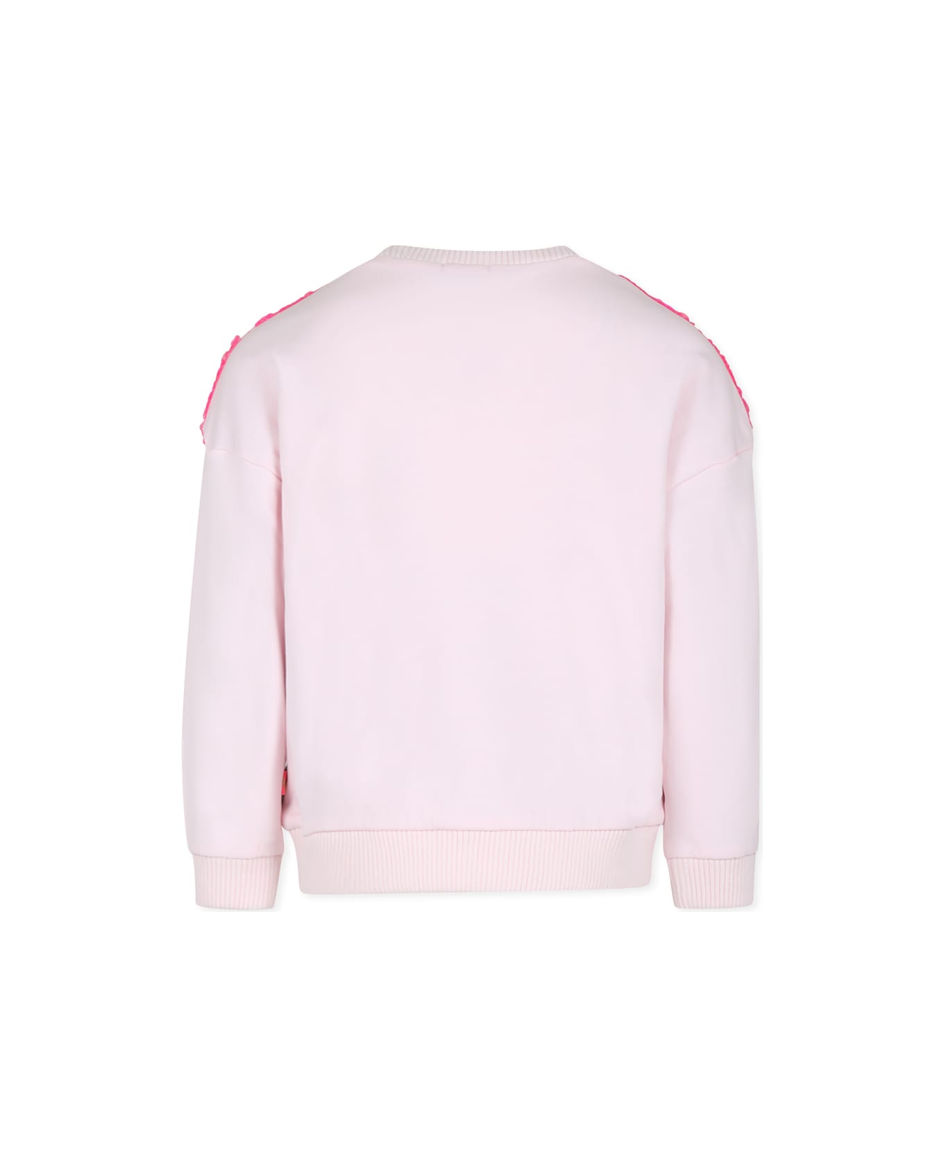 Billieblush Pink Sweatshirt For Girl With Sequins - Pink