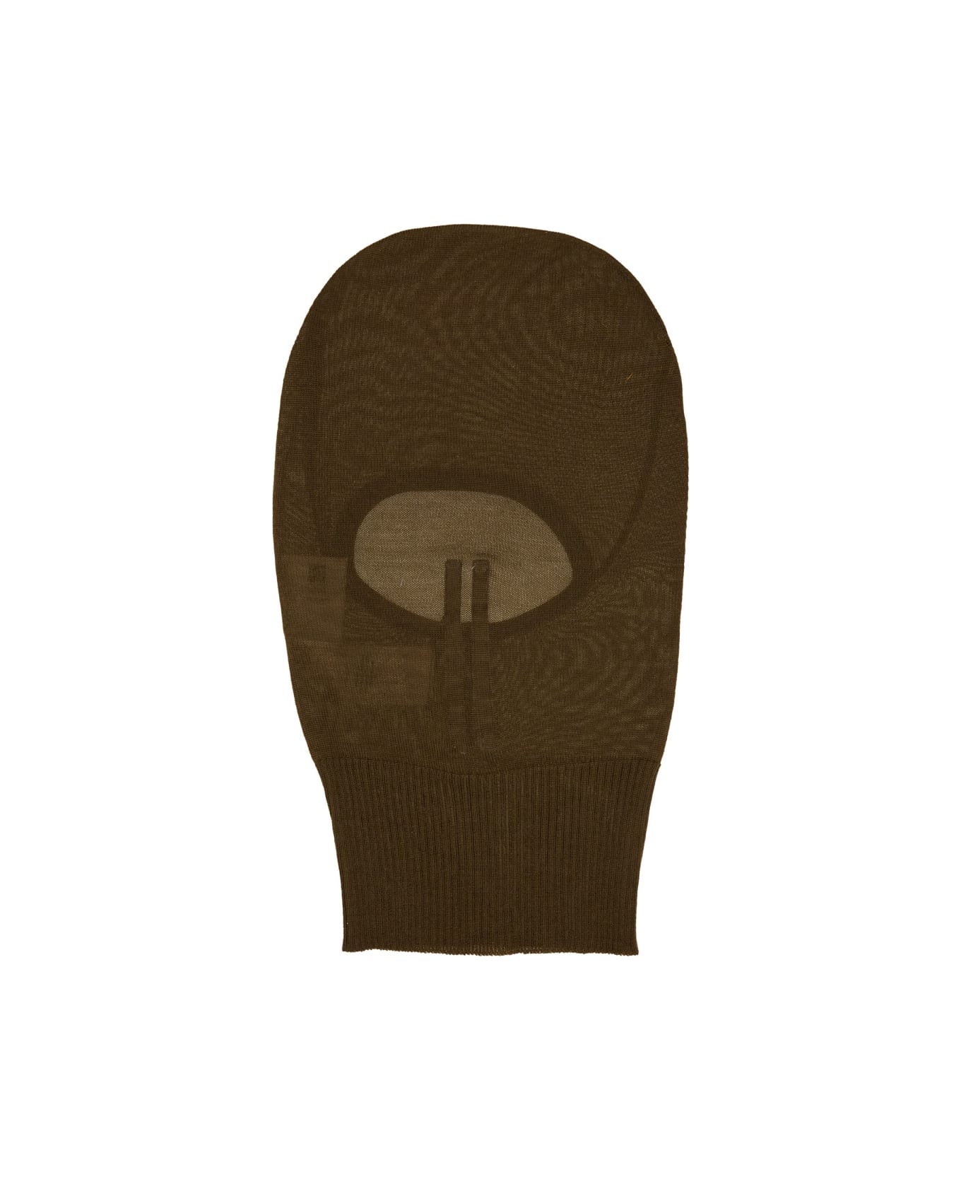 Rick Owens Knitted Balaclava - BROWN