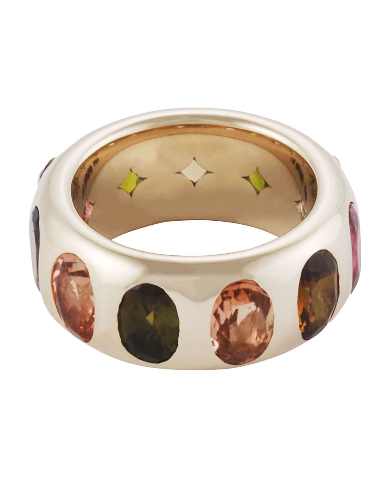 Lo Spazio Jewelry Lo Spazio Multi Colored Tourmaline Ring - Multicolor リング