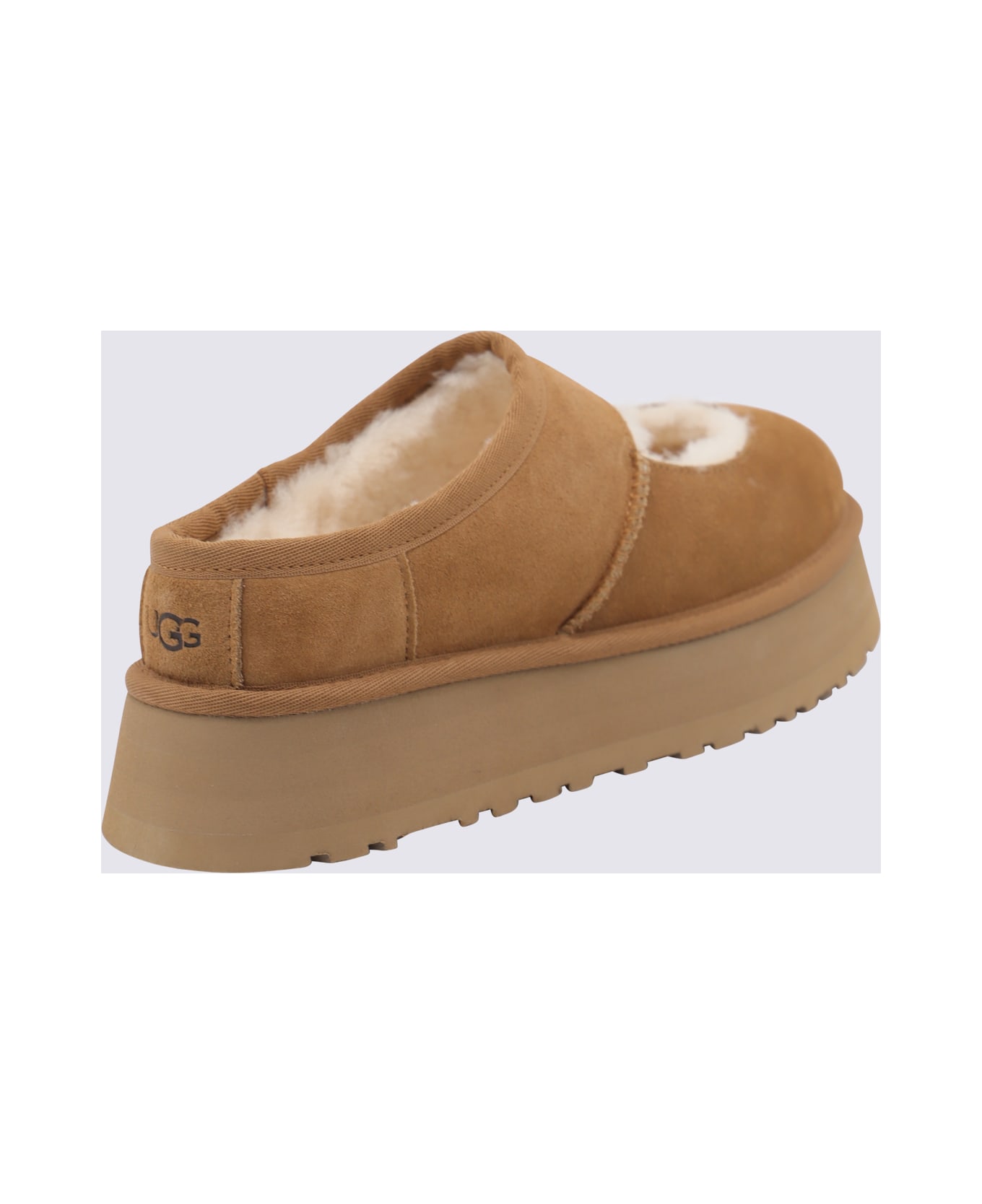 UGG Dark Beige Bea May Jane Sandals - Chestnut