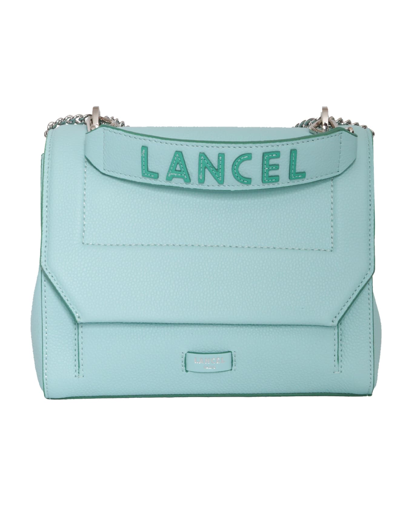 Lancel Light Blue Rabat Bag - GREEN