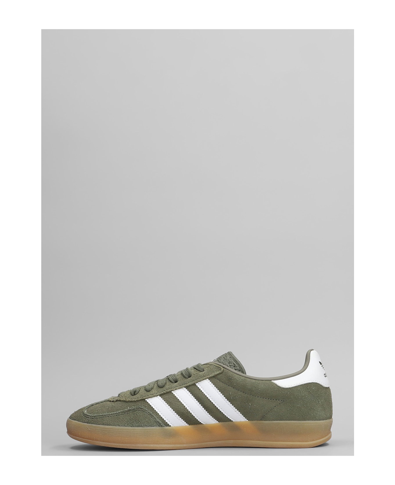 Adidas Gazelle Indoor Sneakers In Green Suede - green