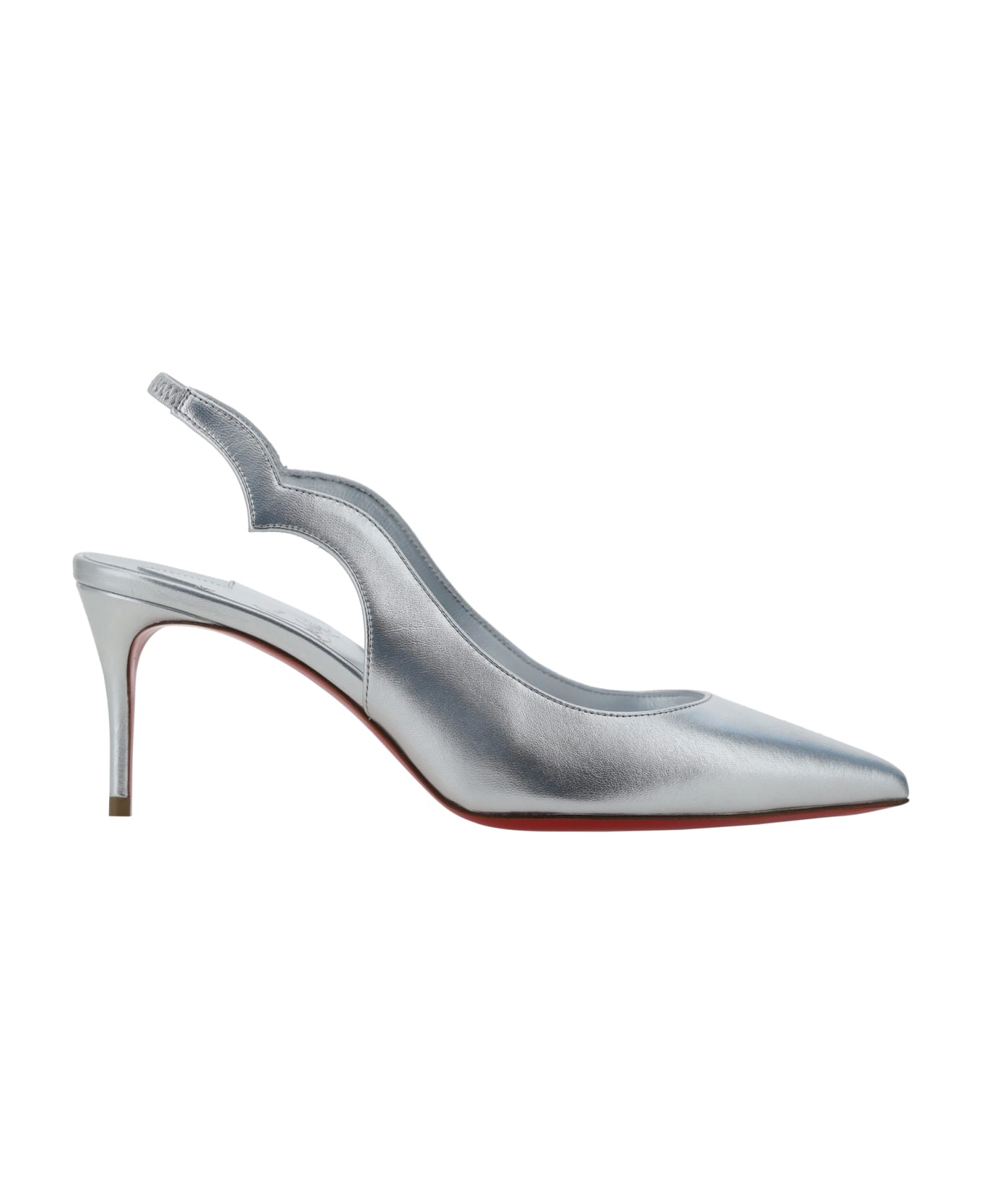 Christian Louboutin Hot Chick Pumps - Silver/lin Silver