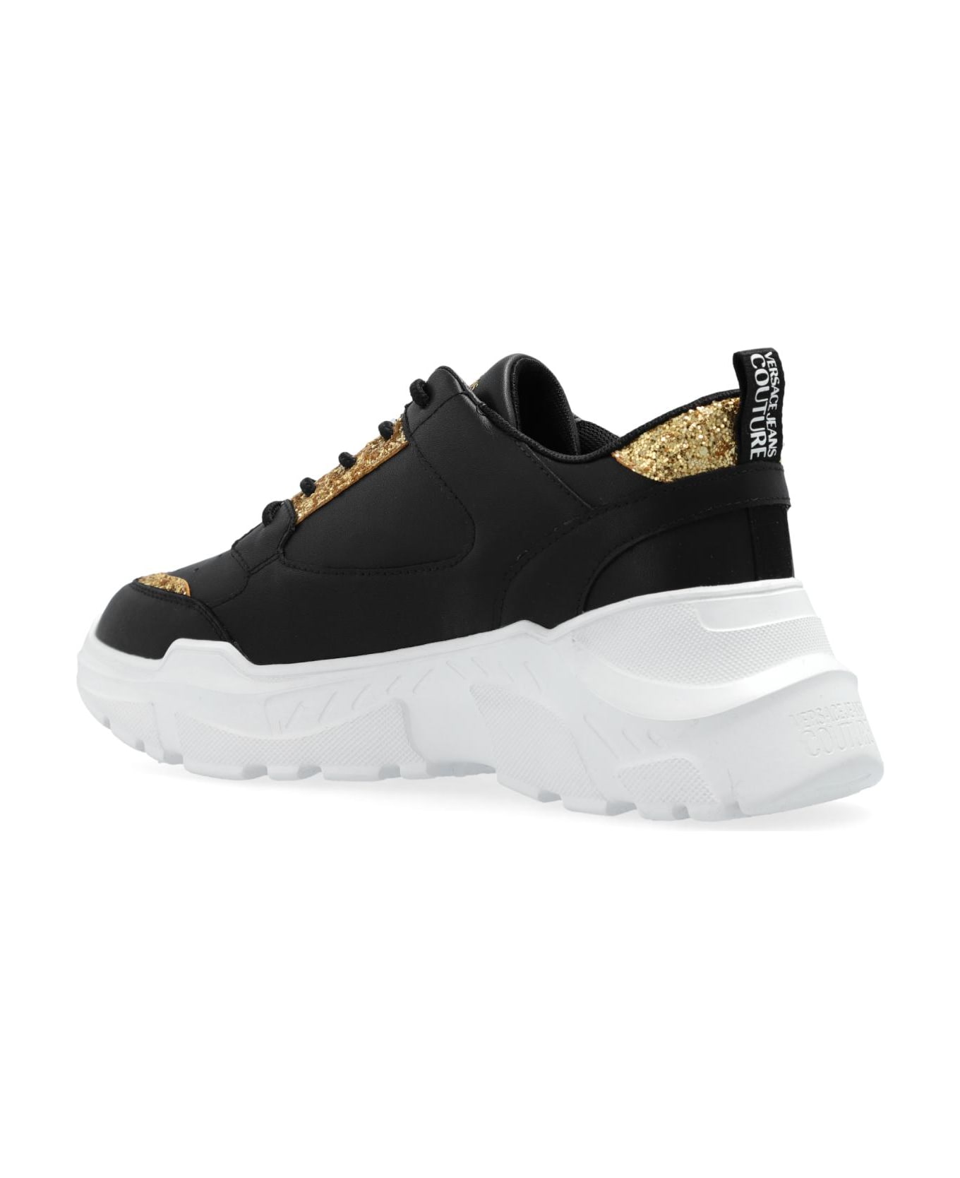 VERSACE｜SNEAKERS (Logo Meyssa Trainer (78VA3SJ5 ZPB10 0 Versace Jeans Couture Sneakers With Logo | italist