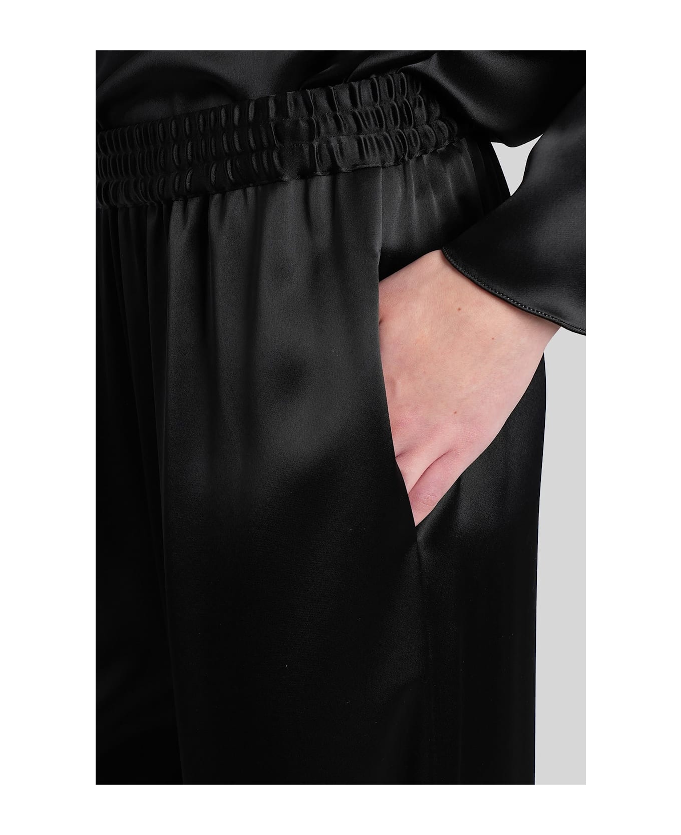 Gianluca Capannolo Antonia Pant Pants In Black Triacetate - black