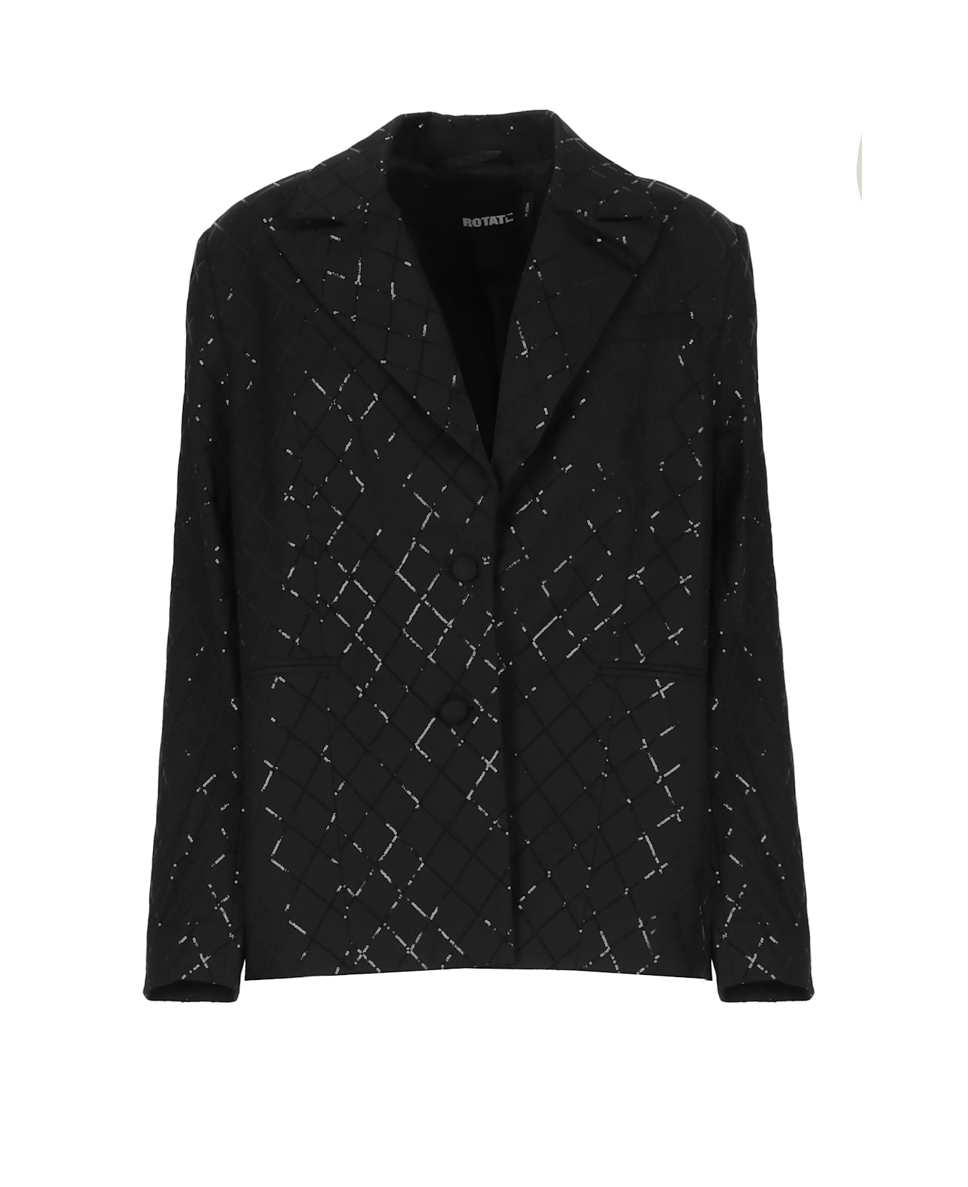 Rotate by Birger Christensen Jacket With Paillettes - Black
