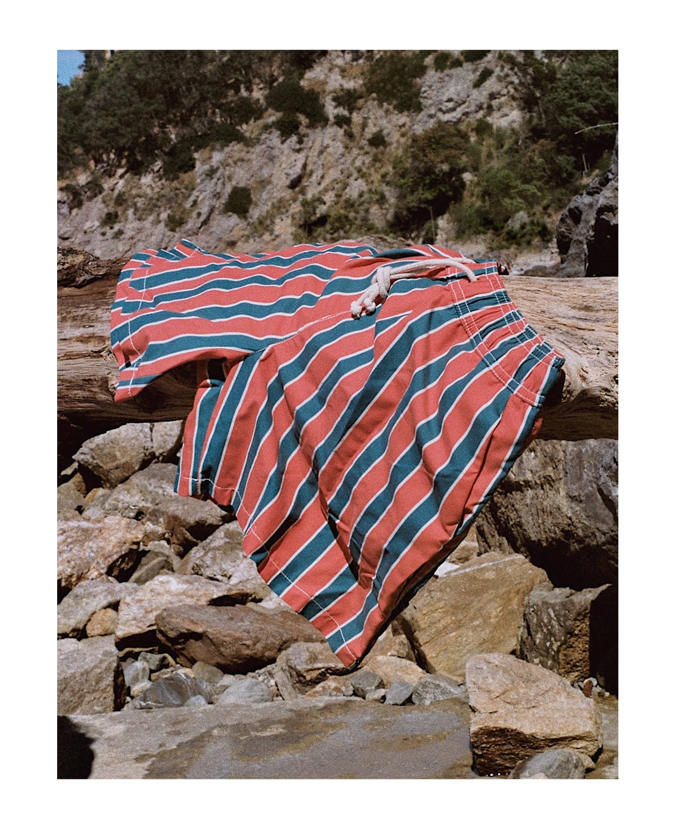 Ripa Ripa Monterosso Arancione/verde Swim Shorts - Orange/Green