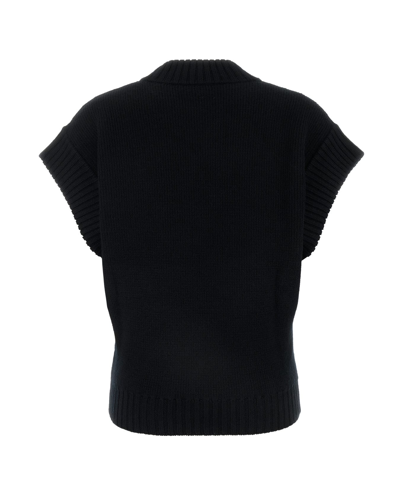 Bottega Veneta Knit Smanicato - Black