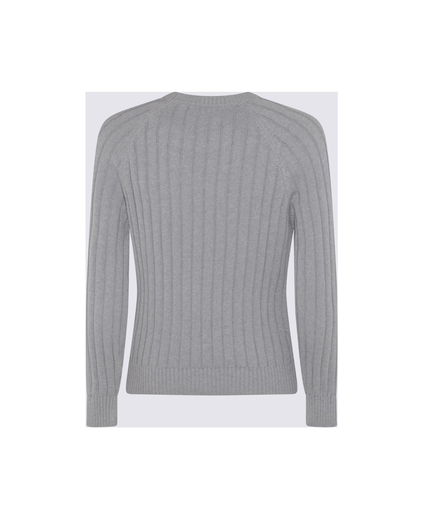 Brunello Cucinelli Grey Cotton Knitwear - Grey ニットウェア