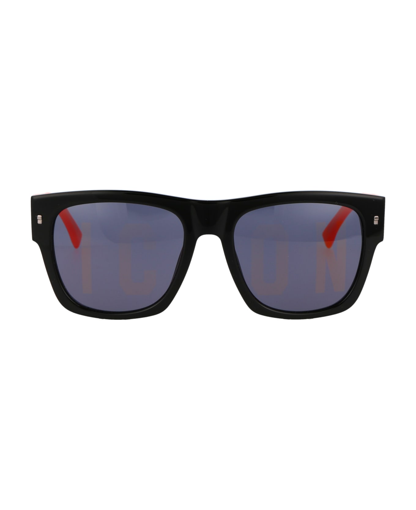 Dsquared2 Eyewear Icon 0004/s Sunglasses latest - 8AJ Morgan round sunglasses latest in black with studs