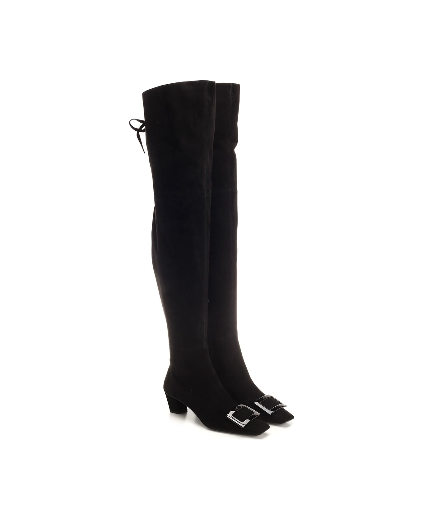 Roger Vivier 
belle Vivier
 Over The Knee Boots - Black