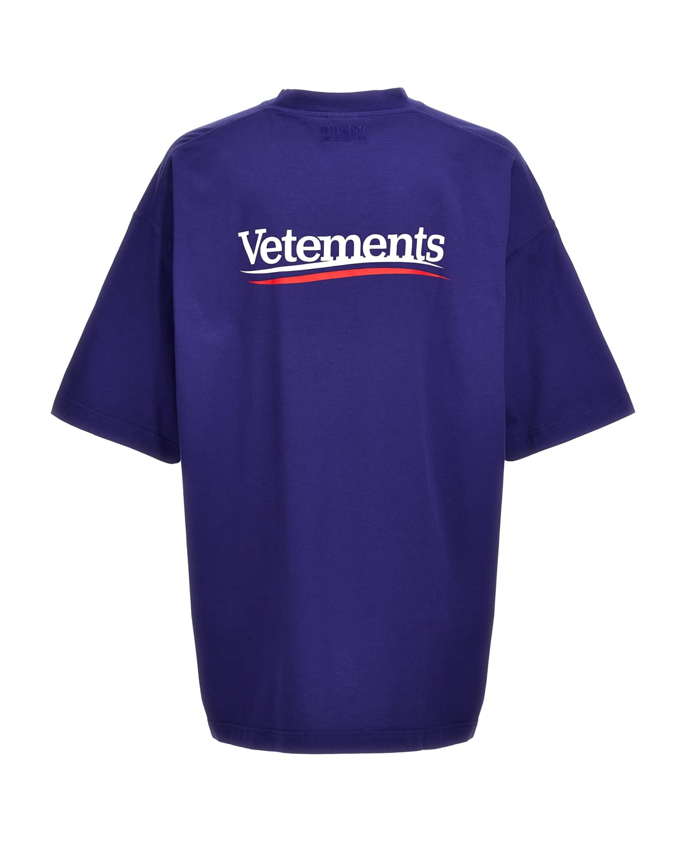 VETEMENTS 'campaign Logo' T-shirt - Blue