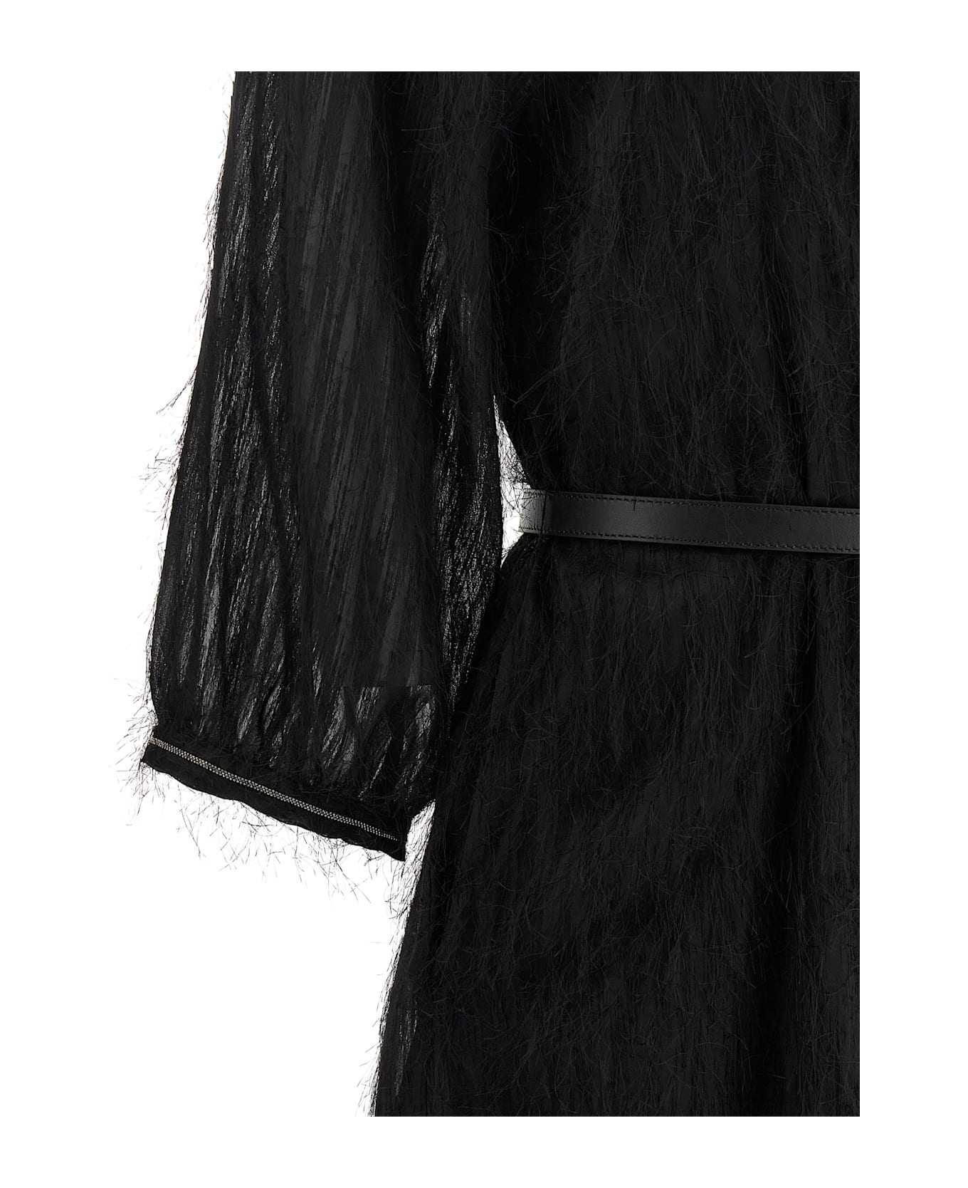 Peserico Fil Coupé Dress - Black  