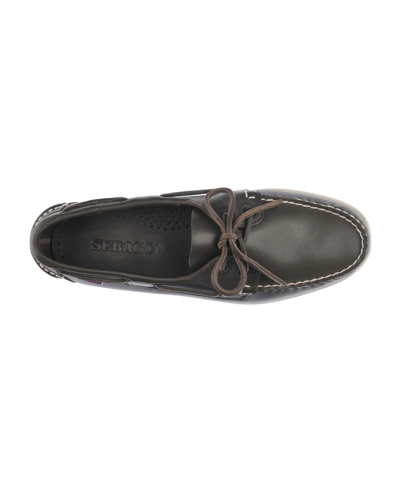 Sebago Docksides Portland - Dk Brown  Brown Sea