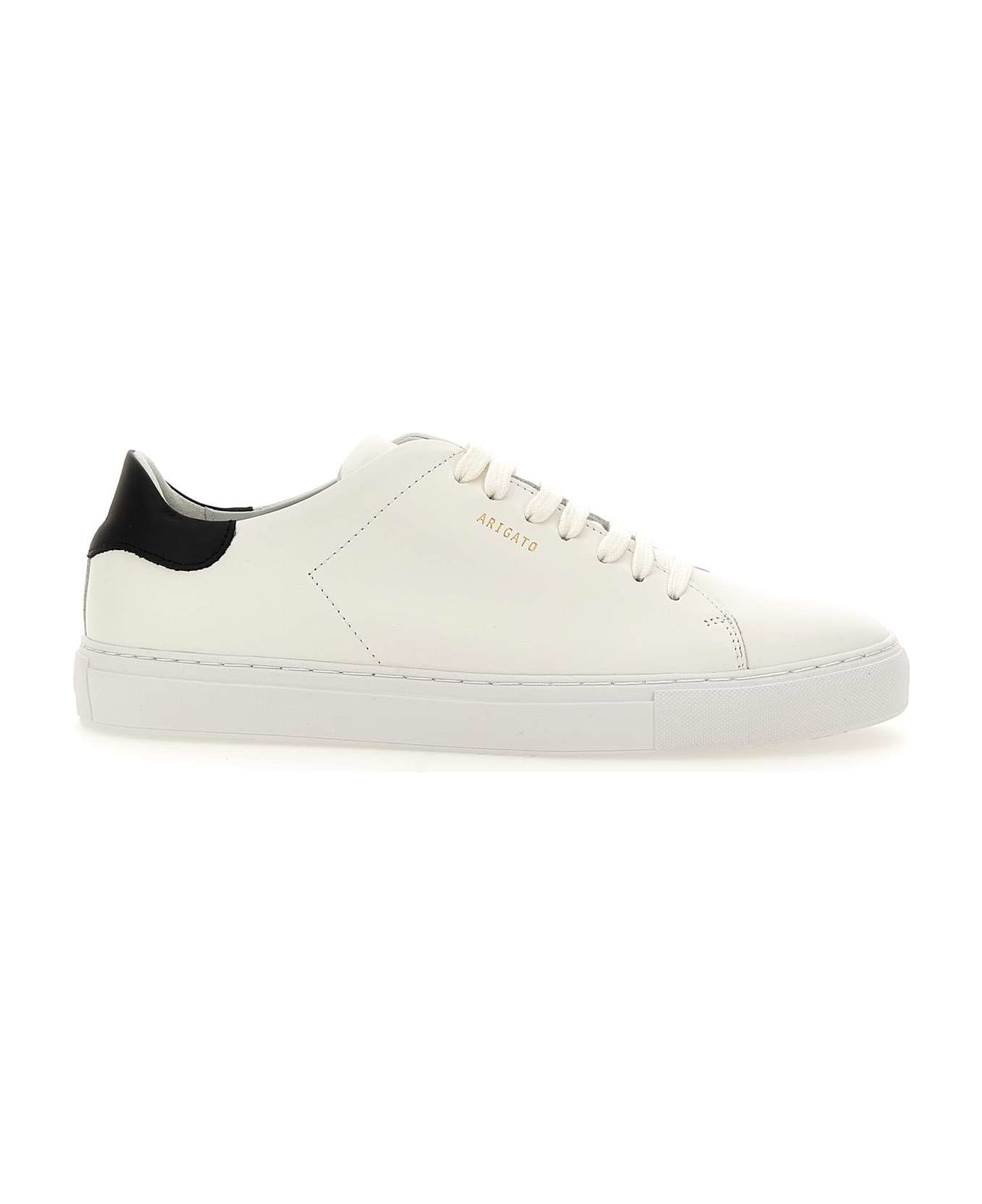 Axel Arigato 'clean 90 Contrast' Leather Sneakers - White Black