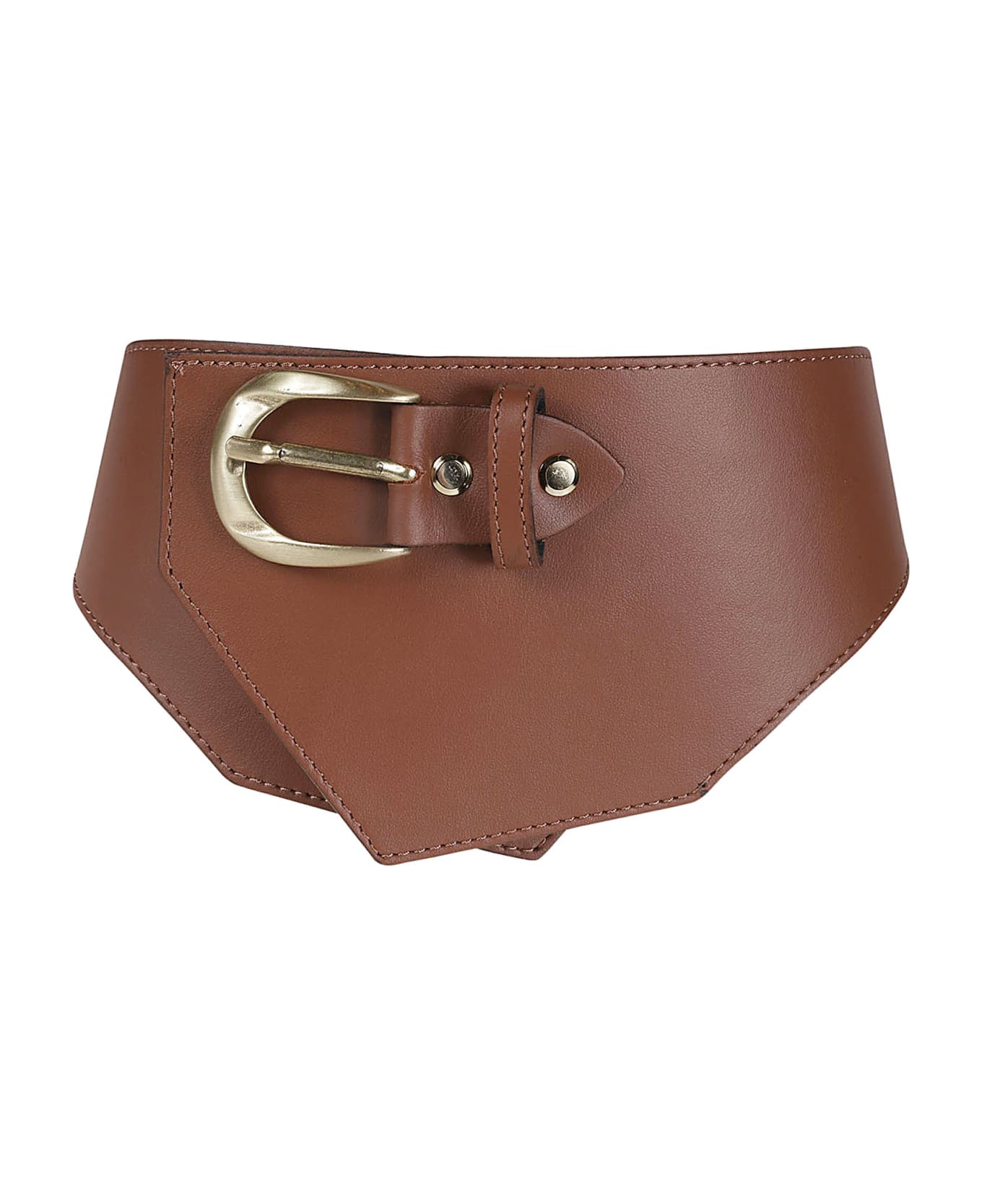 Federica Tosi Genuine Leather Belt - Bronze