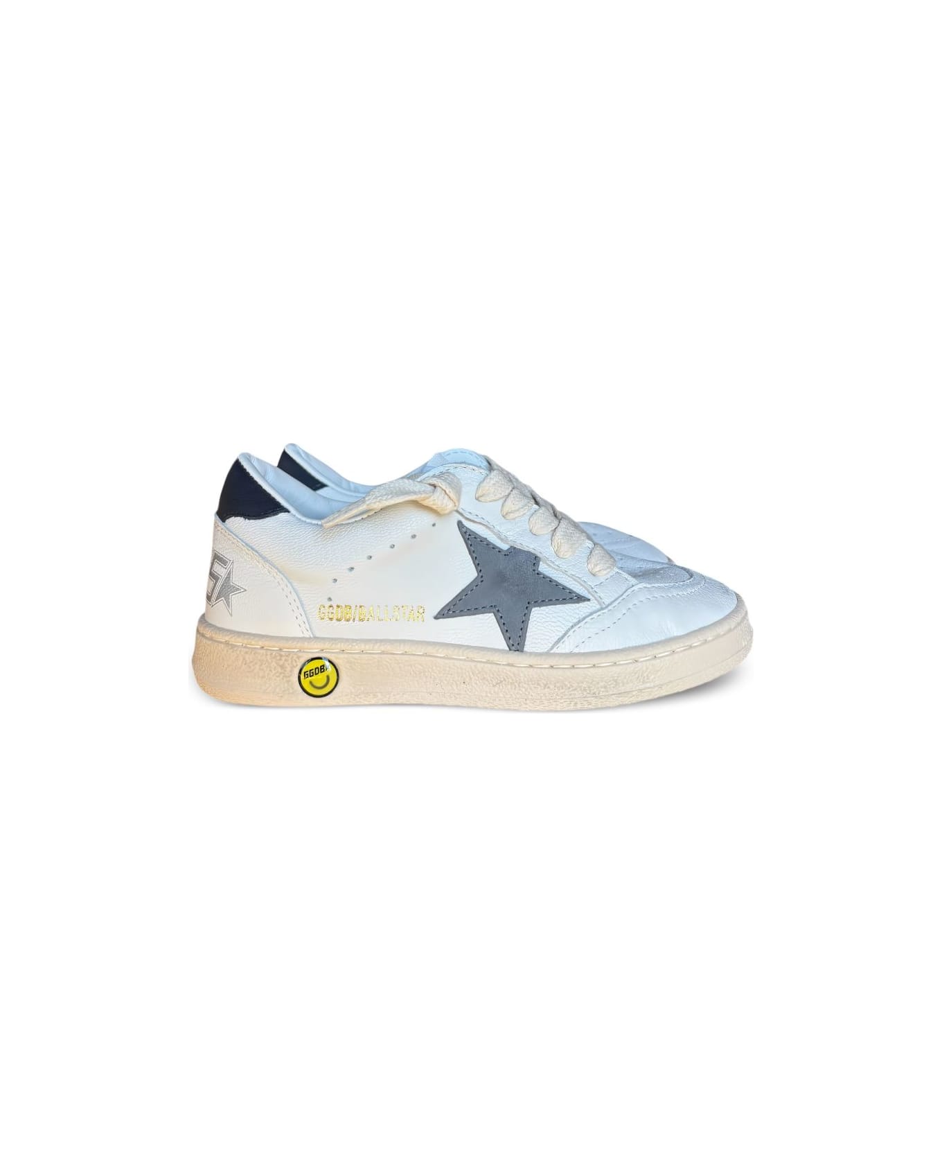 Golden Goose Kids Ball Star Sneakers - White