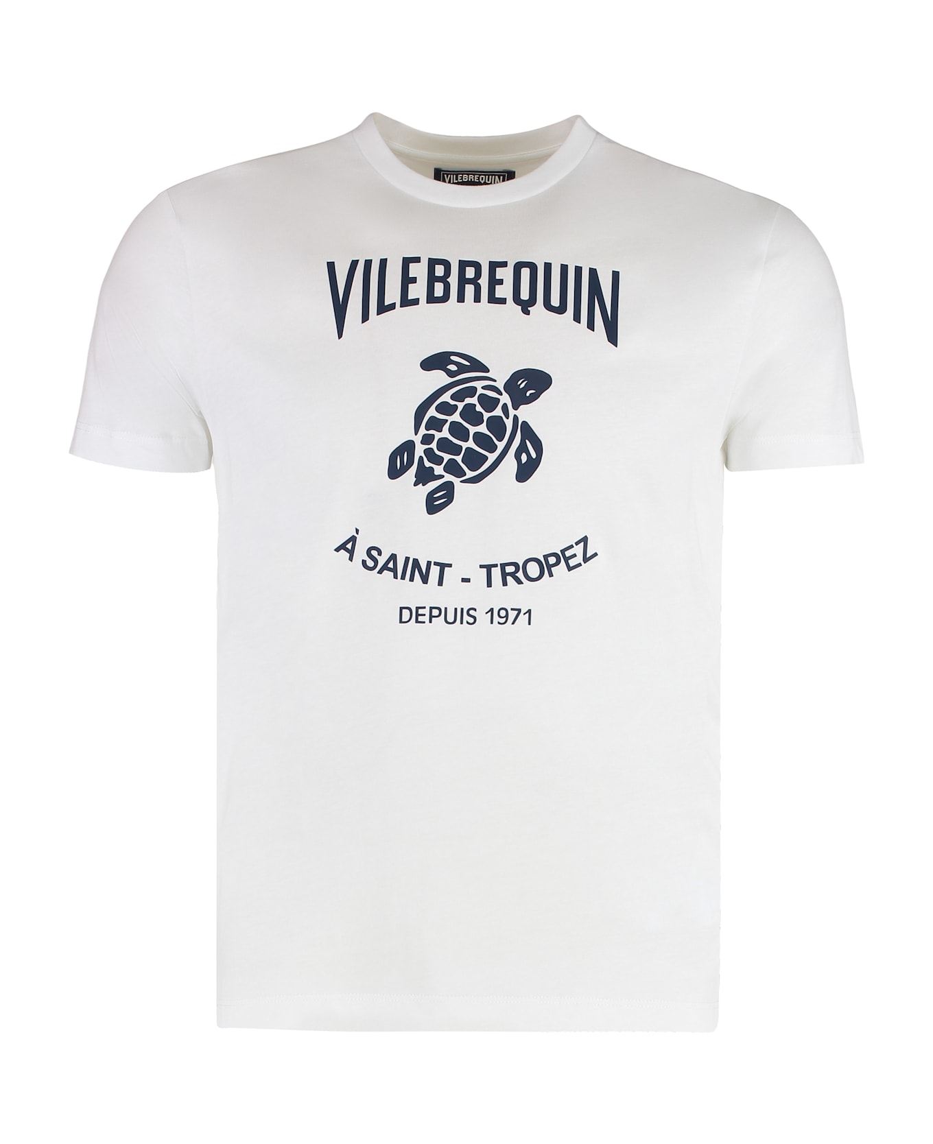 Vilebrequin Cotton Crew-neck T-shirt - Bianco
