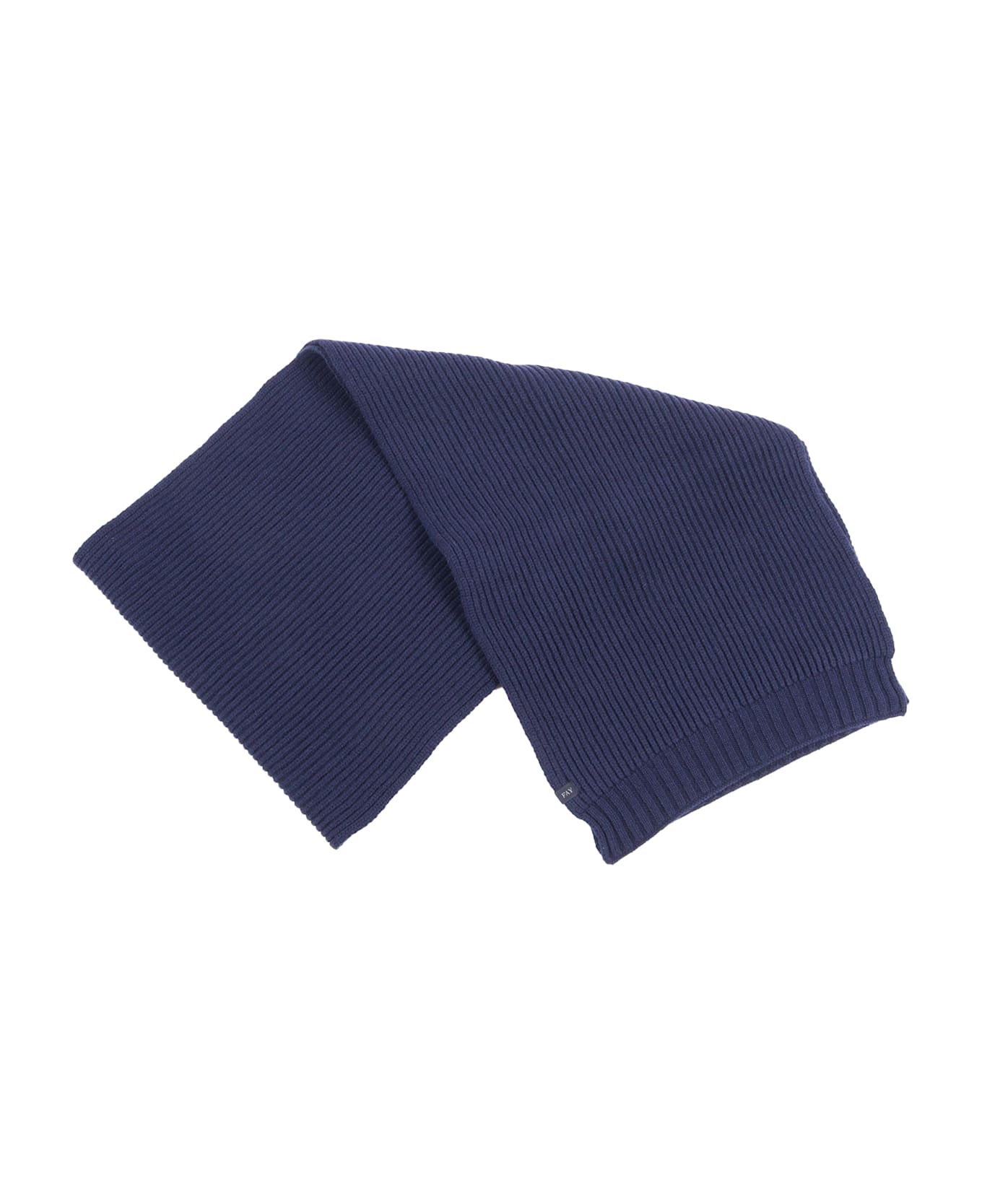 Fay Ribbed Scarf - BLUE