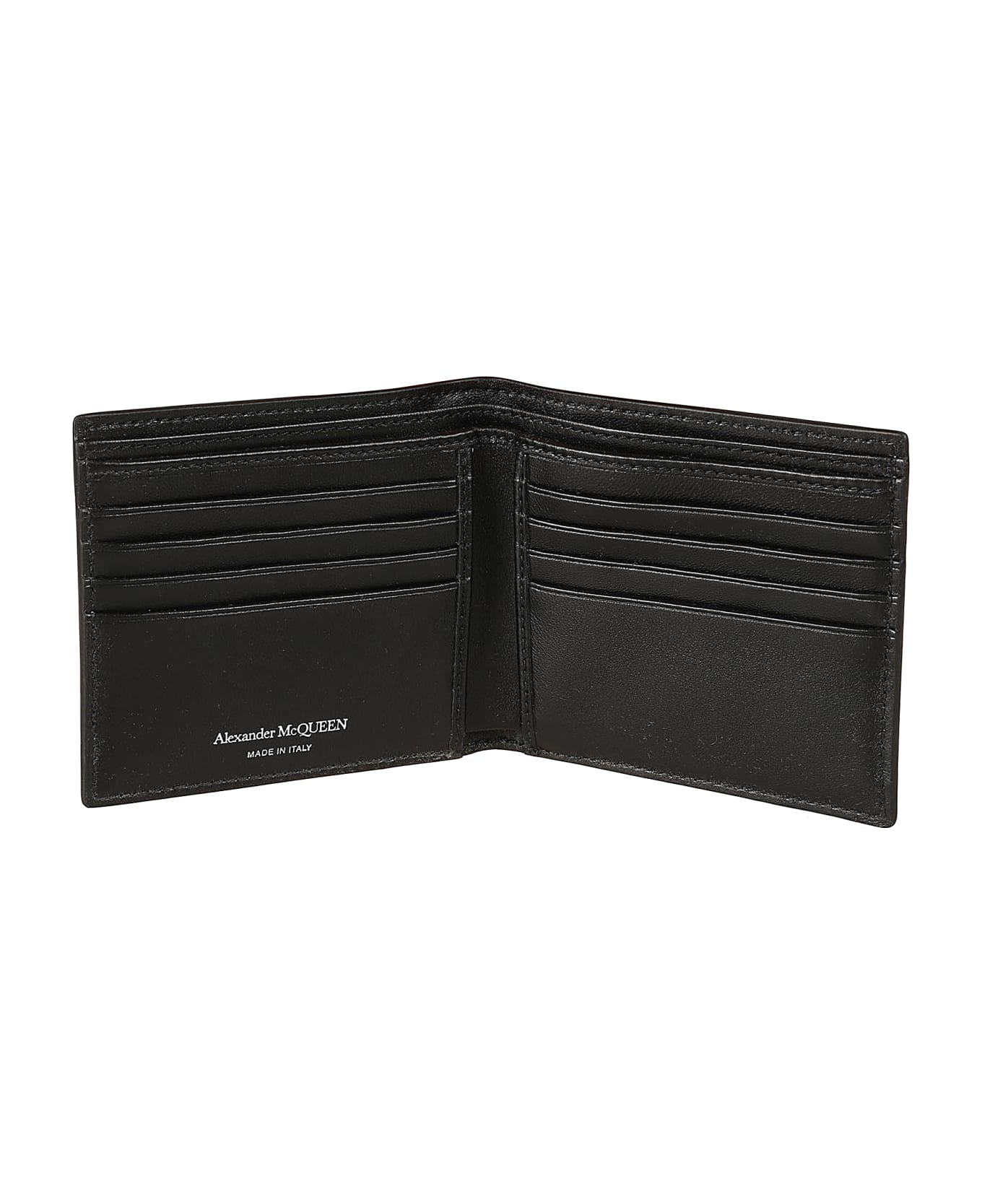 Alexander McQueen Logo Billfold Wallet - Beige