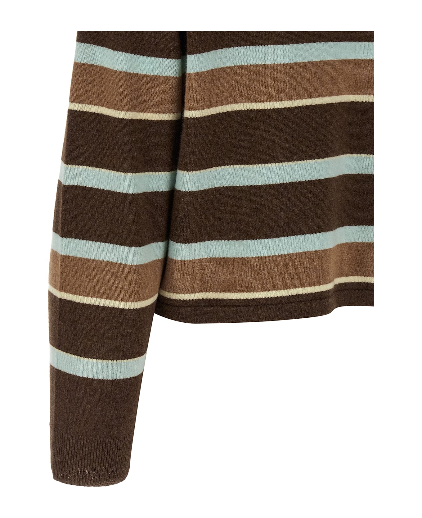 Guest in Residence 'cropped Stripe Rugby' Sweater - Multicolor