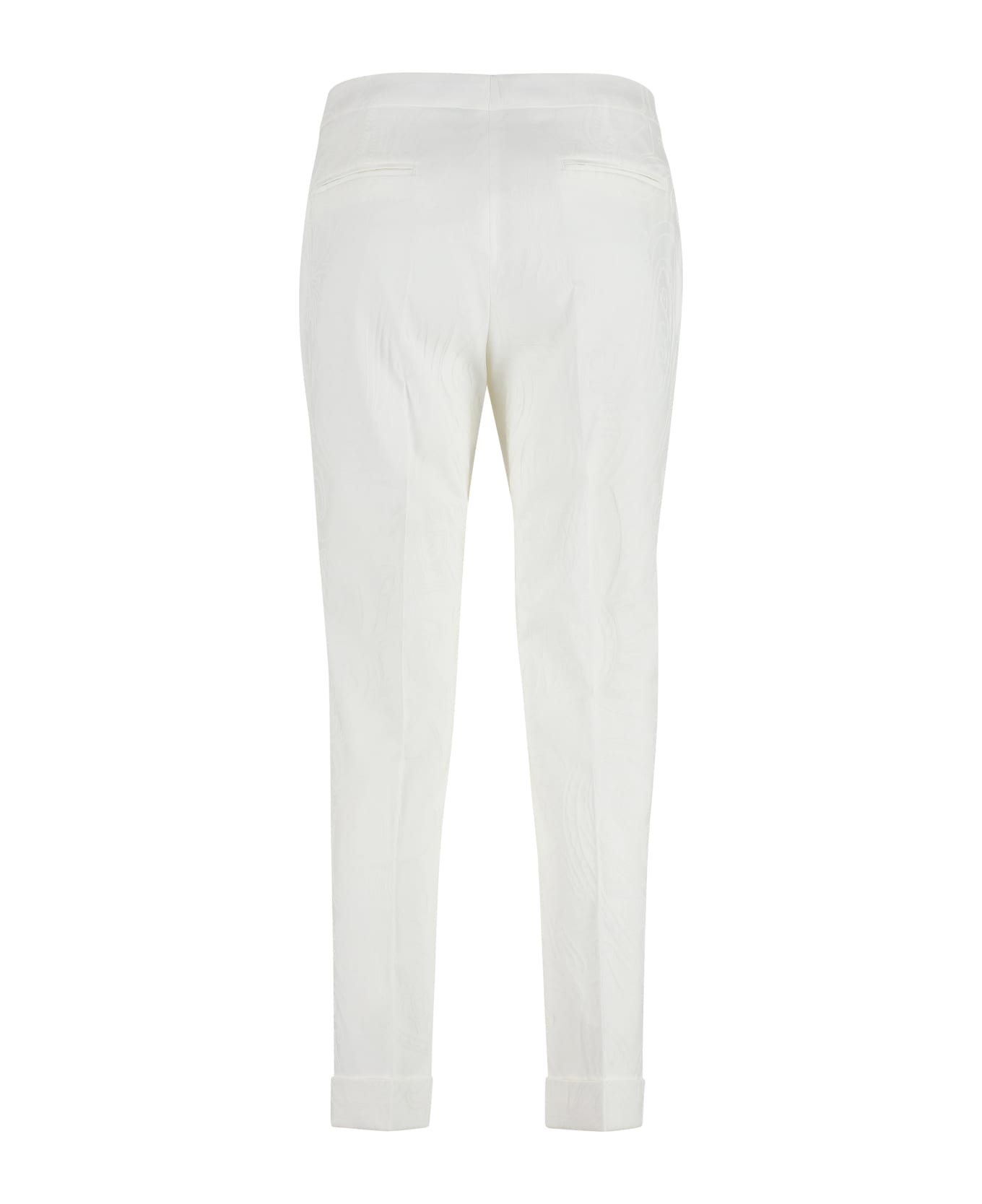 Etro Tailored Trousers - White ボトムス