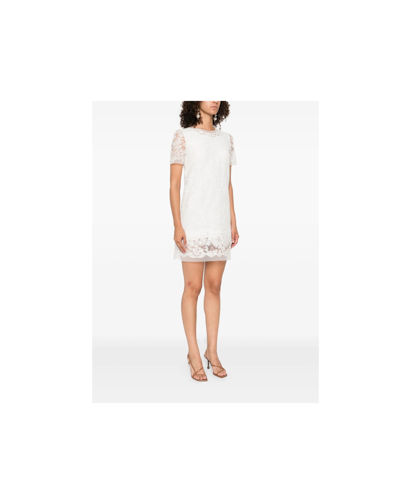 Ermanno Scervino Dress - WHITE