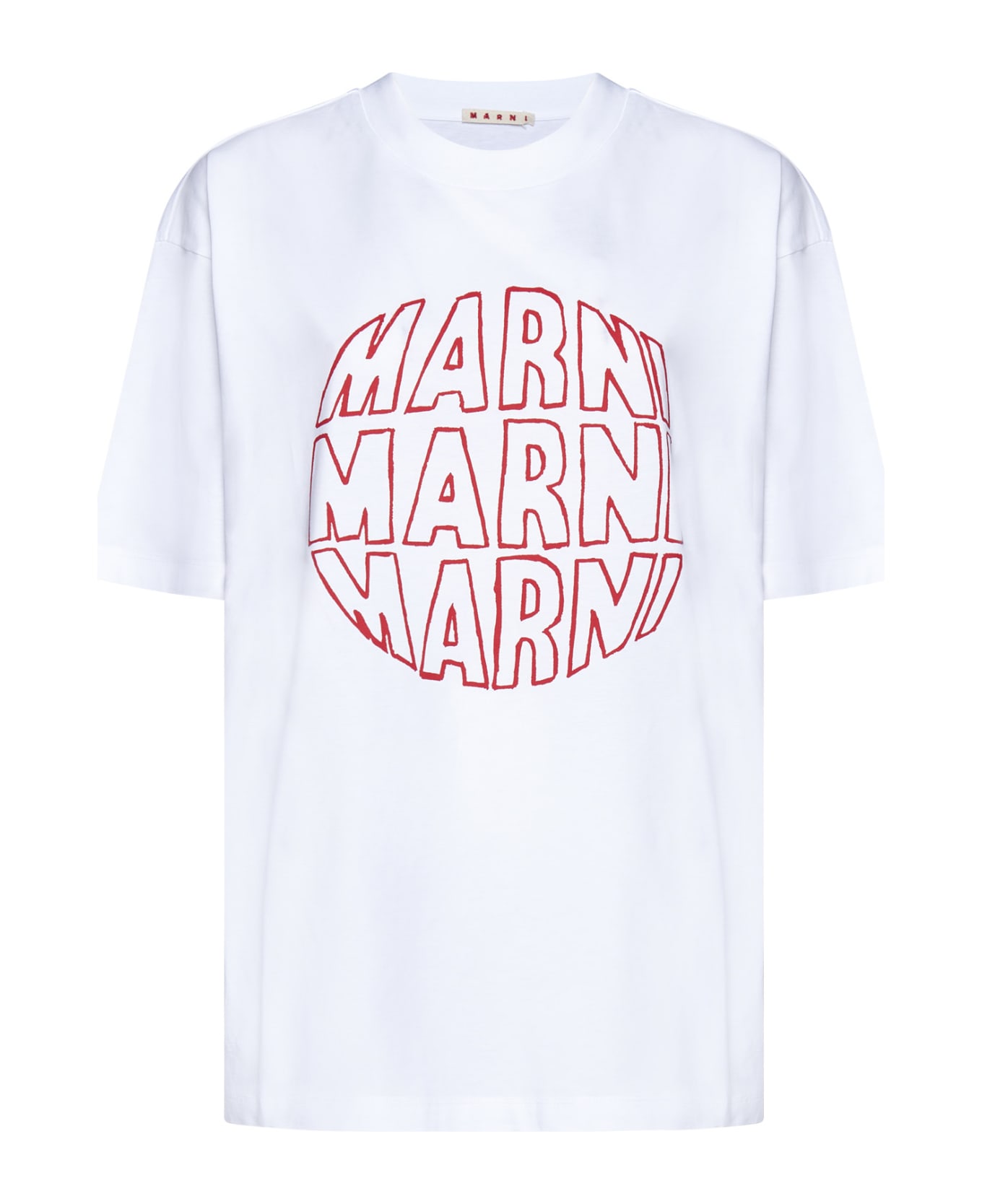 Marni White Cotton T-shirt - CLW01