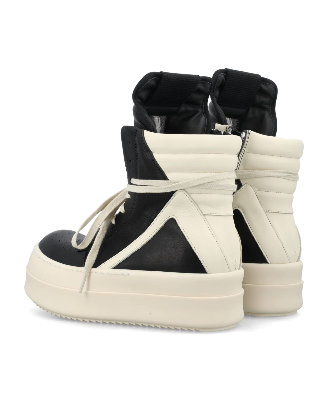 Rick Owens Mega Bumper Geobasket - BLACK MILK MILK