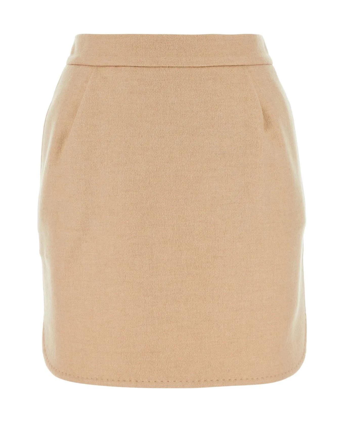 Max Mara Bobbio Mini Skirt - Brown スカート
