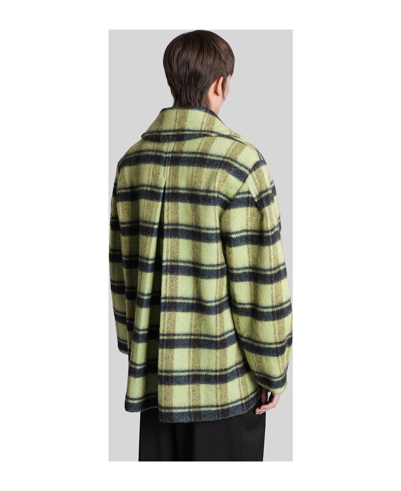 Ganni In Green Wool - green