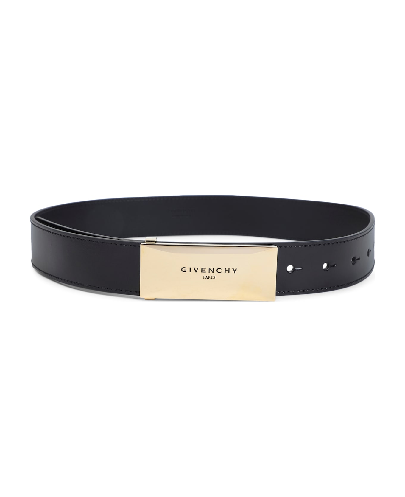 Givenchy Metal Plaque Belt - Black