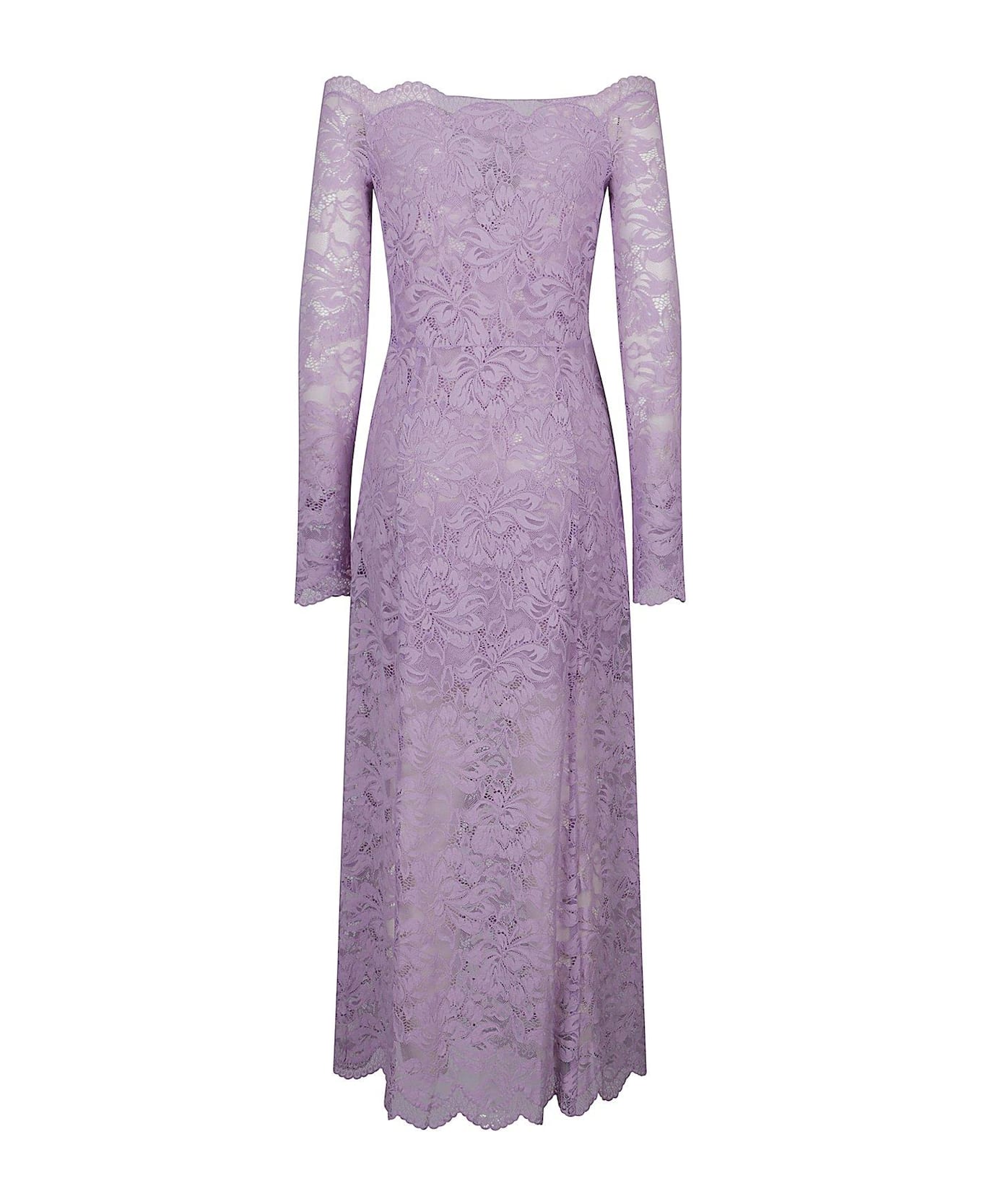 Paco Rabanne Lace Lavender Maxi Dress - Lilac