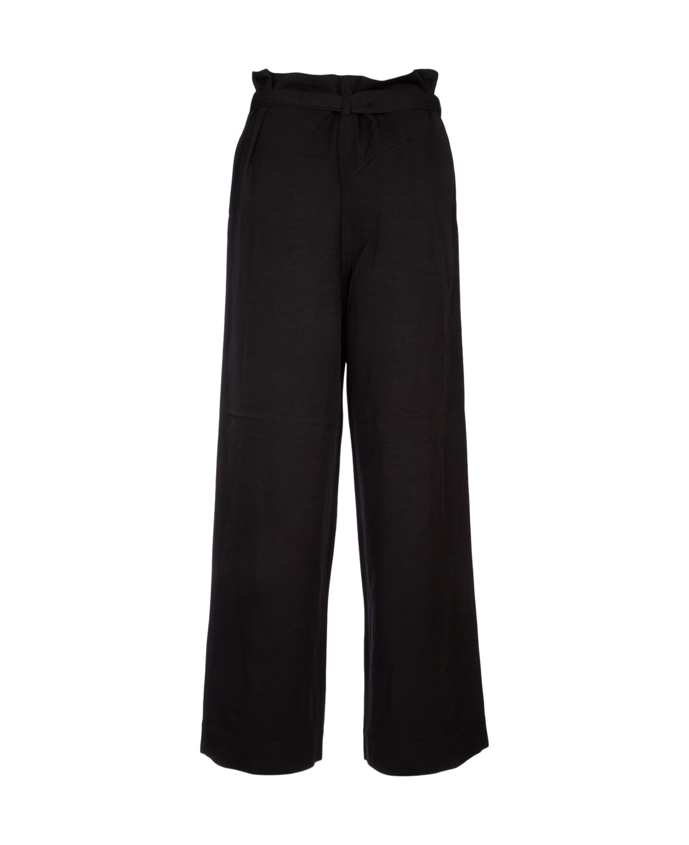 Totême Fluid Tie-waist Trousers - BLACK ボトムス