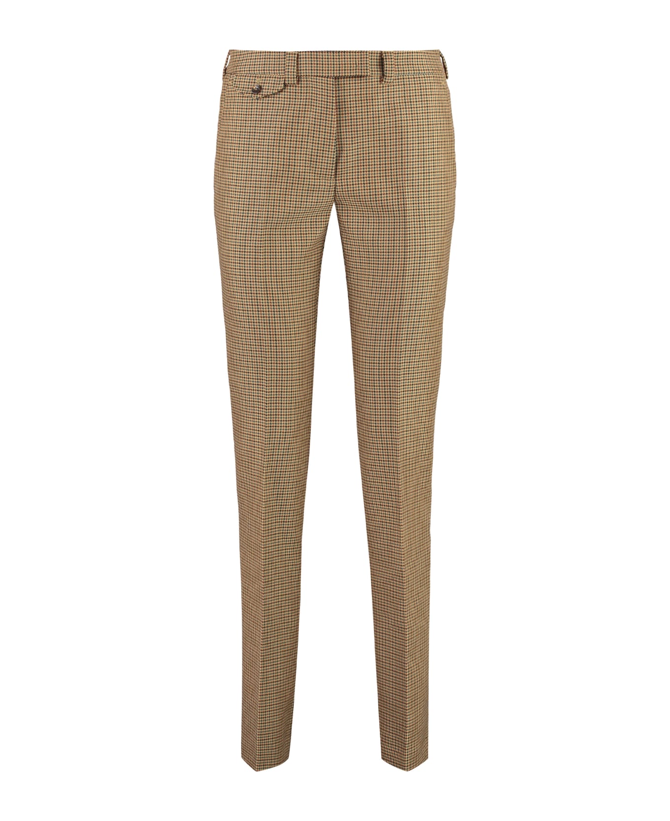 Bally Houndstooth Trousers - Camel