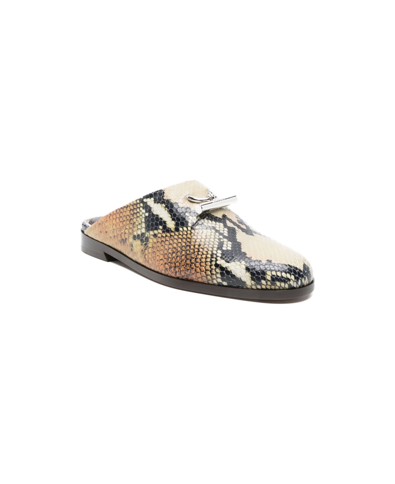 Alexander McQueen Leather Slippers - MultiColour