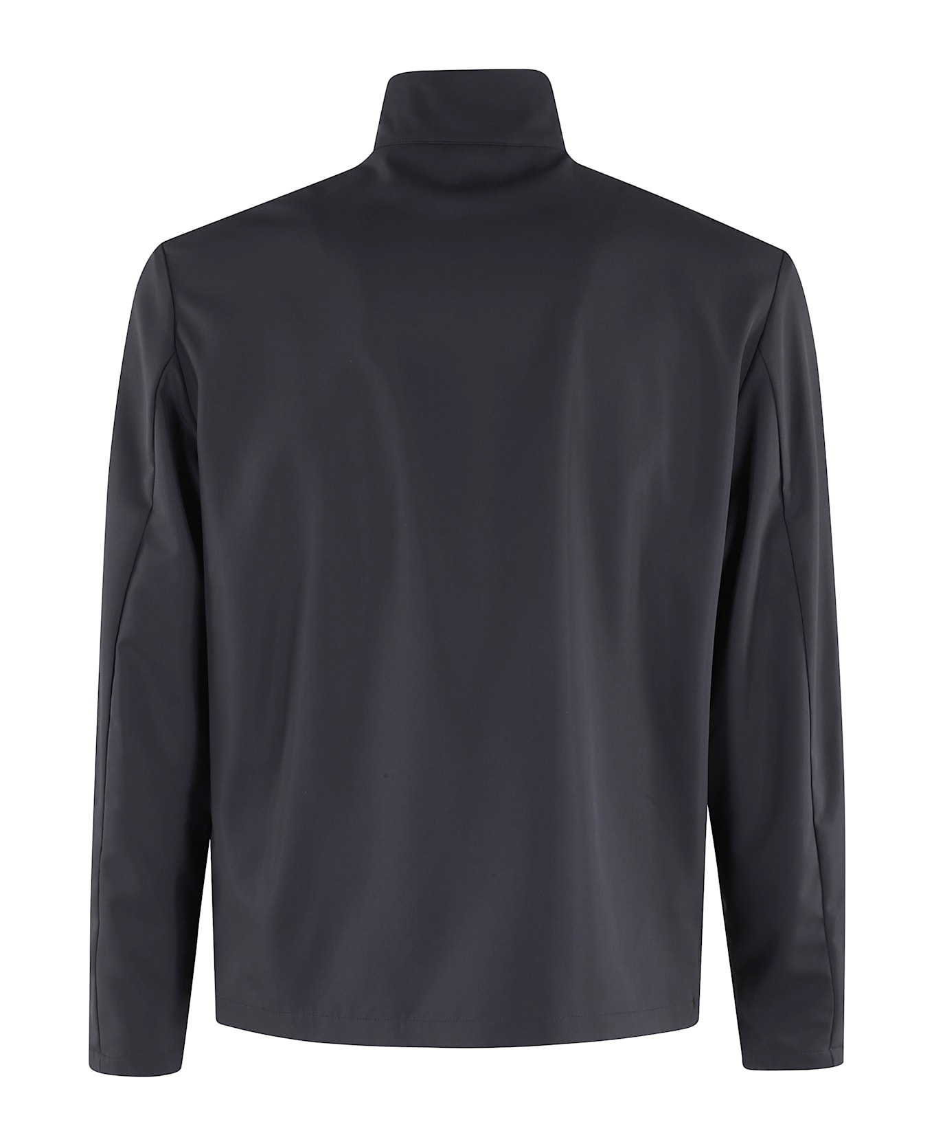 Eleventy Full Zip Collo In Piedi - Blu