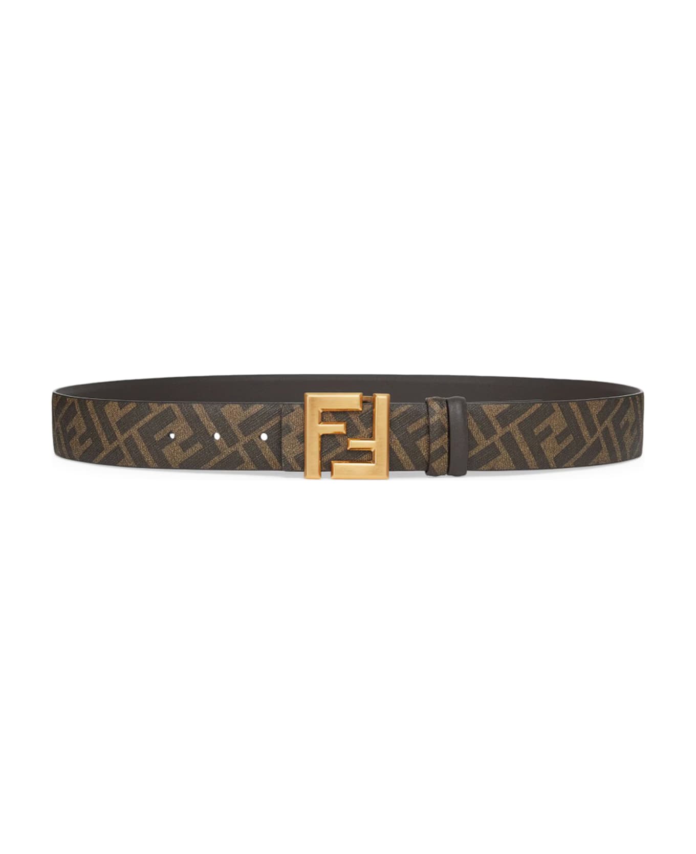 Fendi Squared Ff Belt - Brown