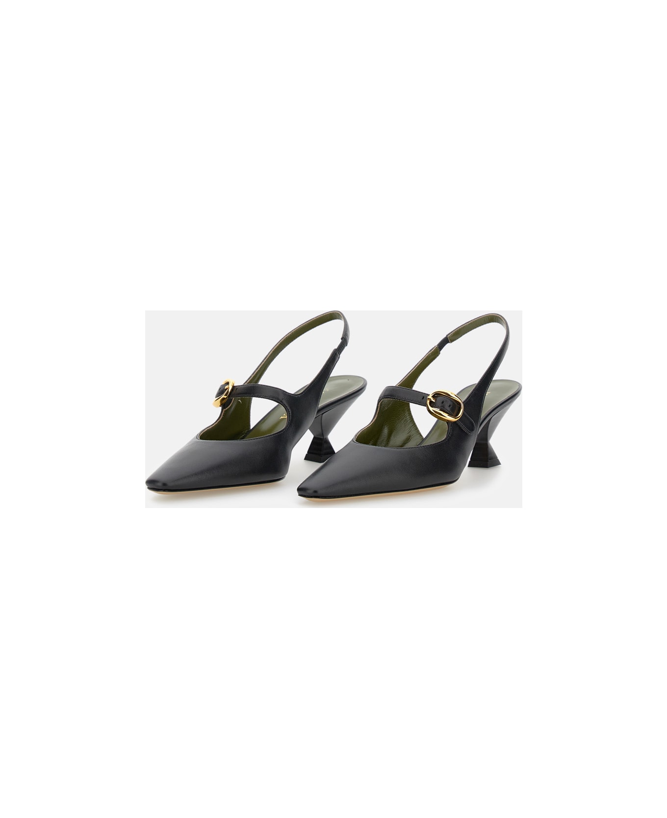 Maria Luca Natalia Sling Back - Black