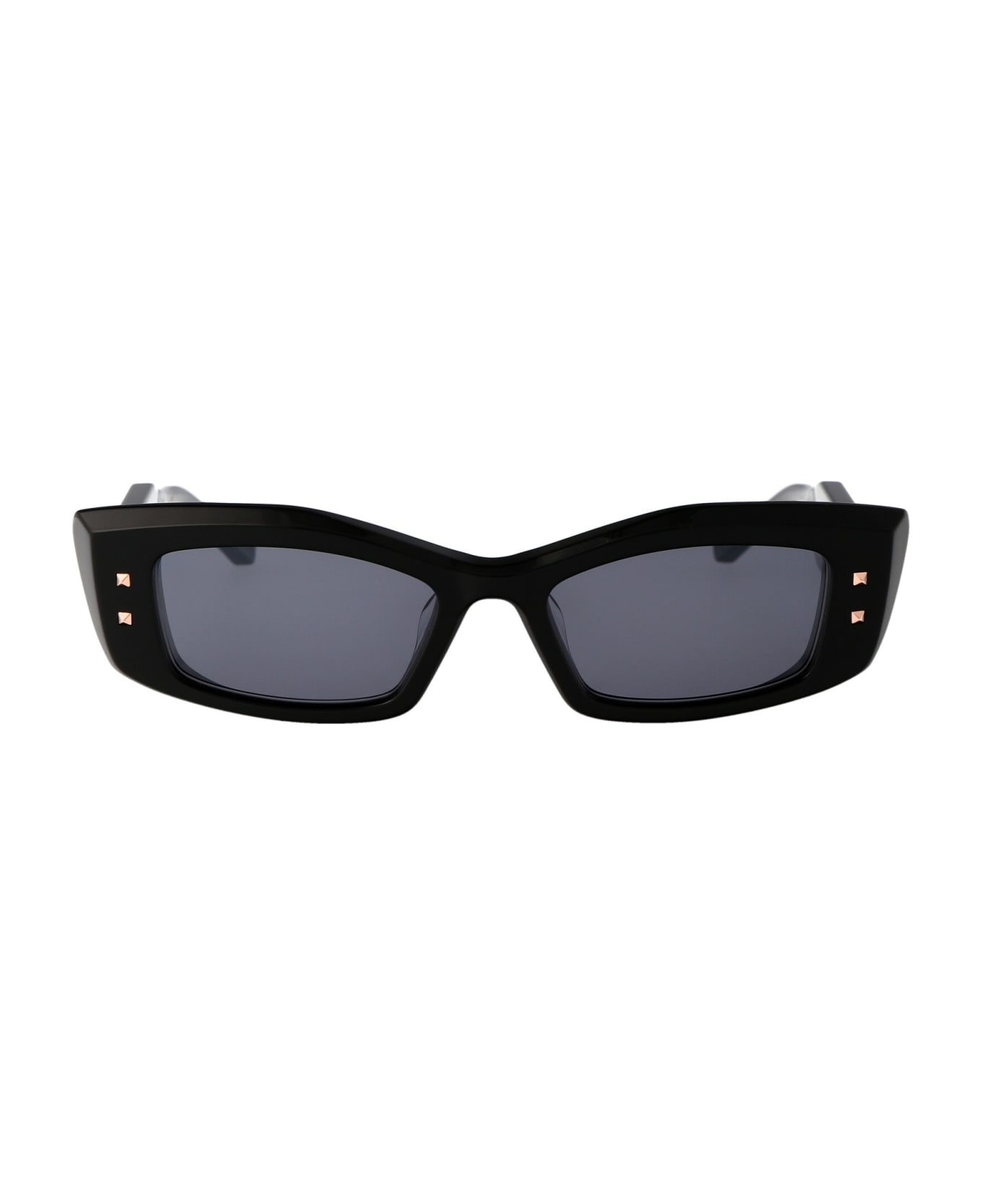 Valentino Eyewear V - Quattro Sunglasses - 109A BLK - GLD