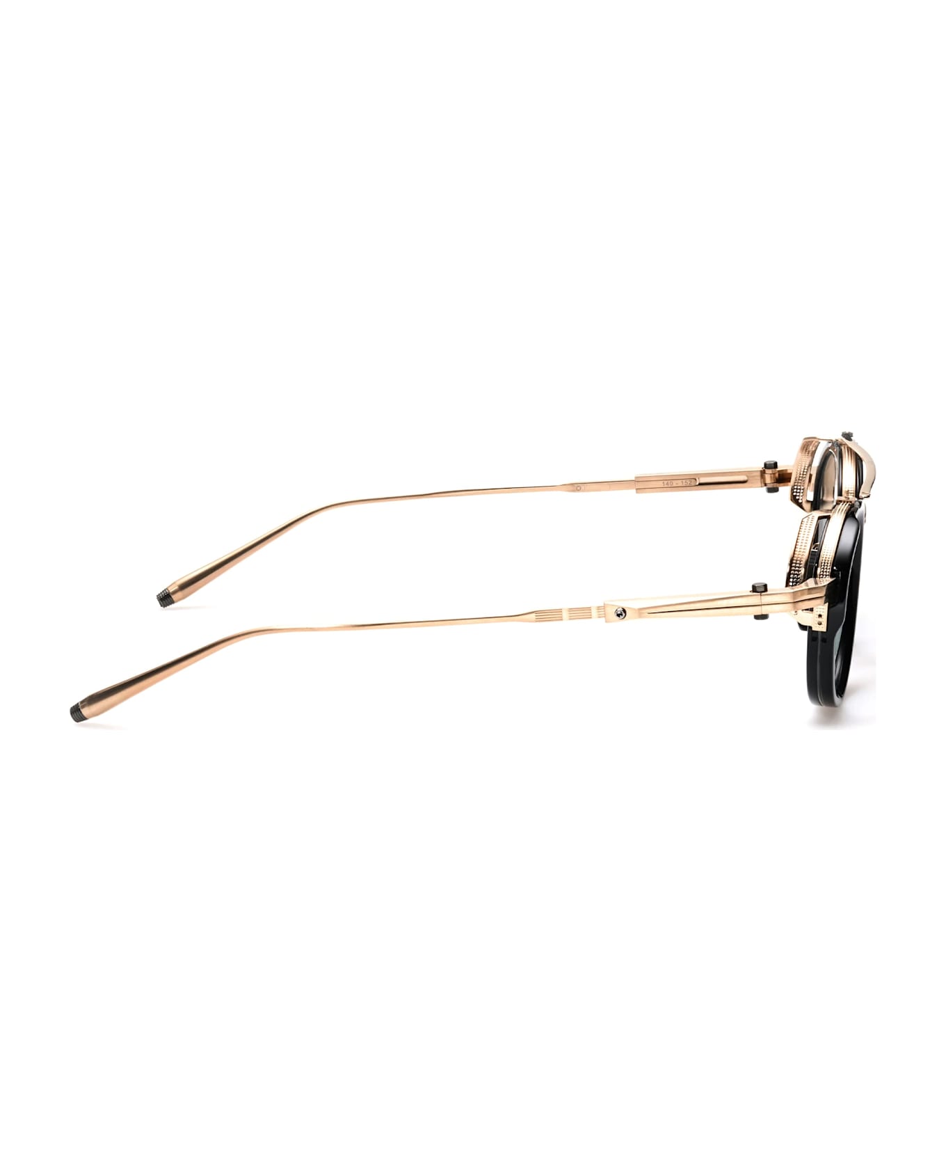 Akoni Infinity - Brushed 12k Gold / Black Rhodium Sunglasses - gold/black rhodium