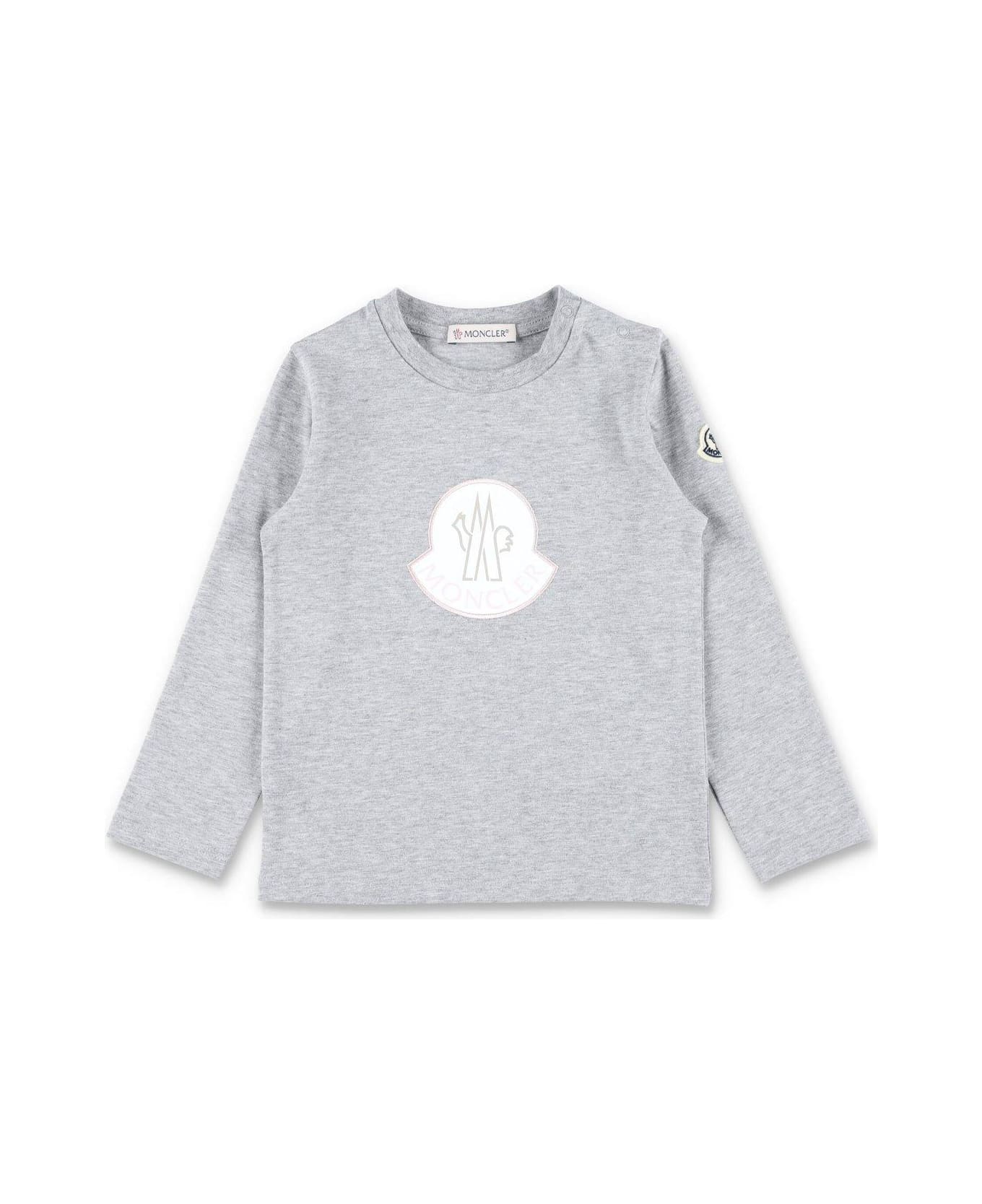 Moncler Logo Patch Long-sleeved T-shirt