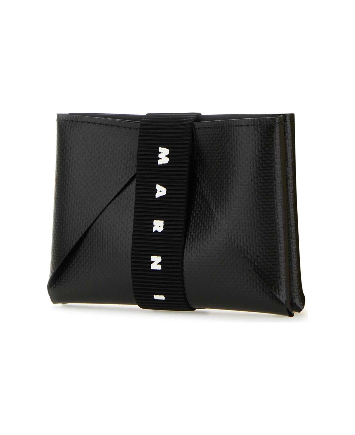 Marni Black Polyester Cadholder - BLACK 財布