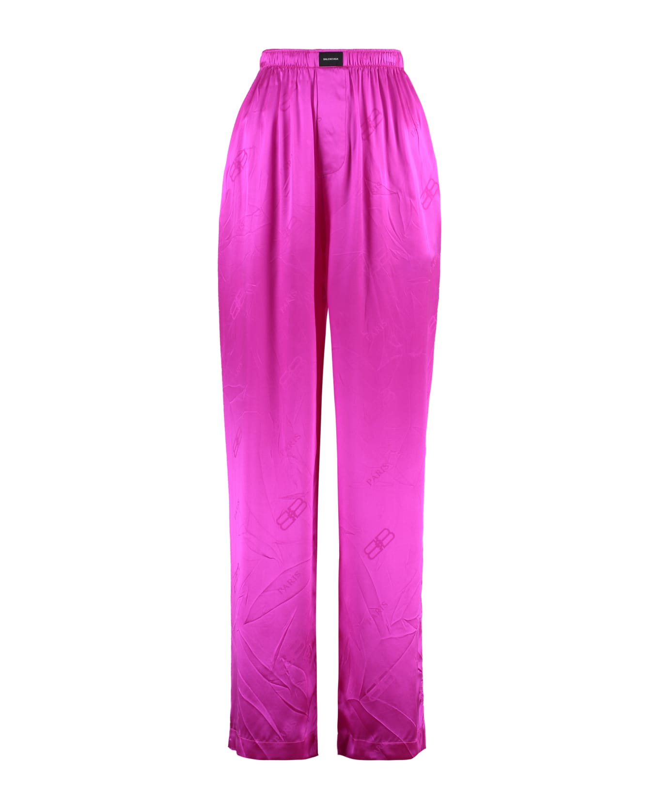Balenciaga Silk Pajama Pants - Fuchsia