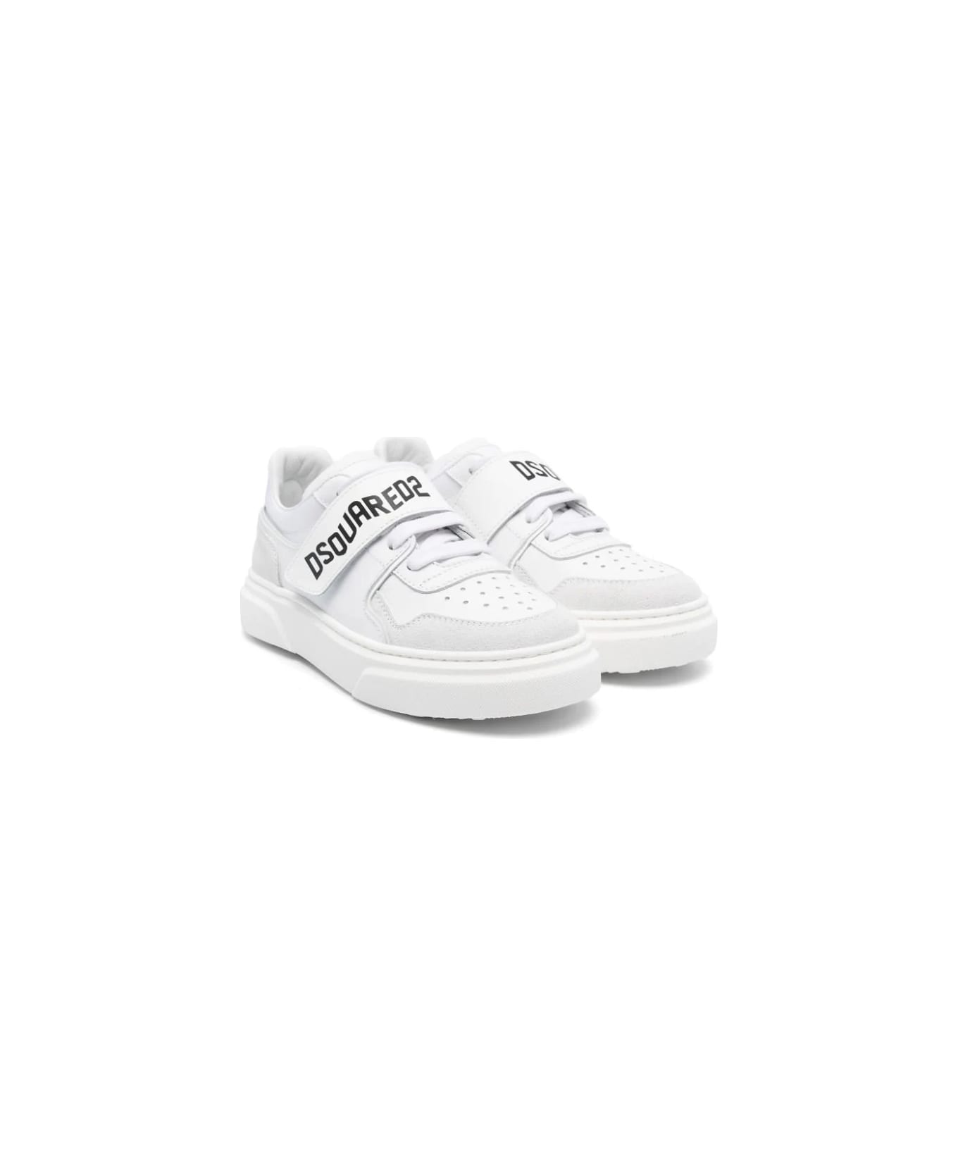 Dsquared2 Sneakers With Logo - White