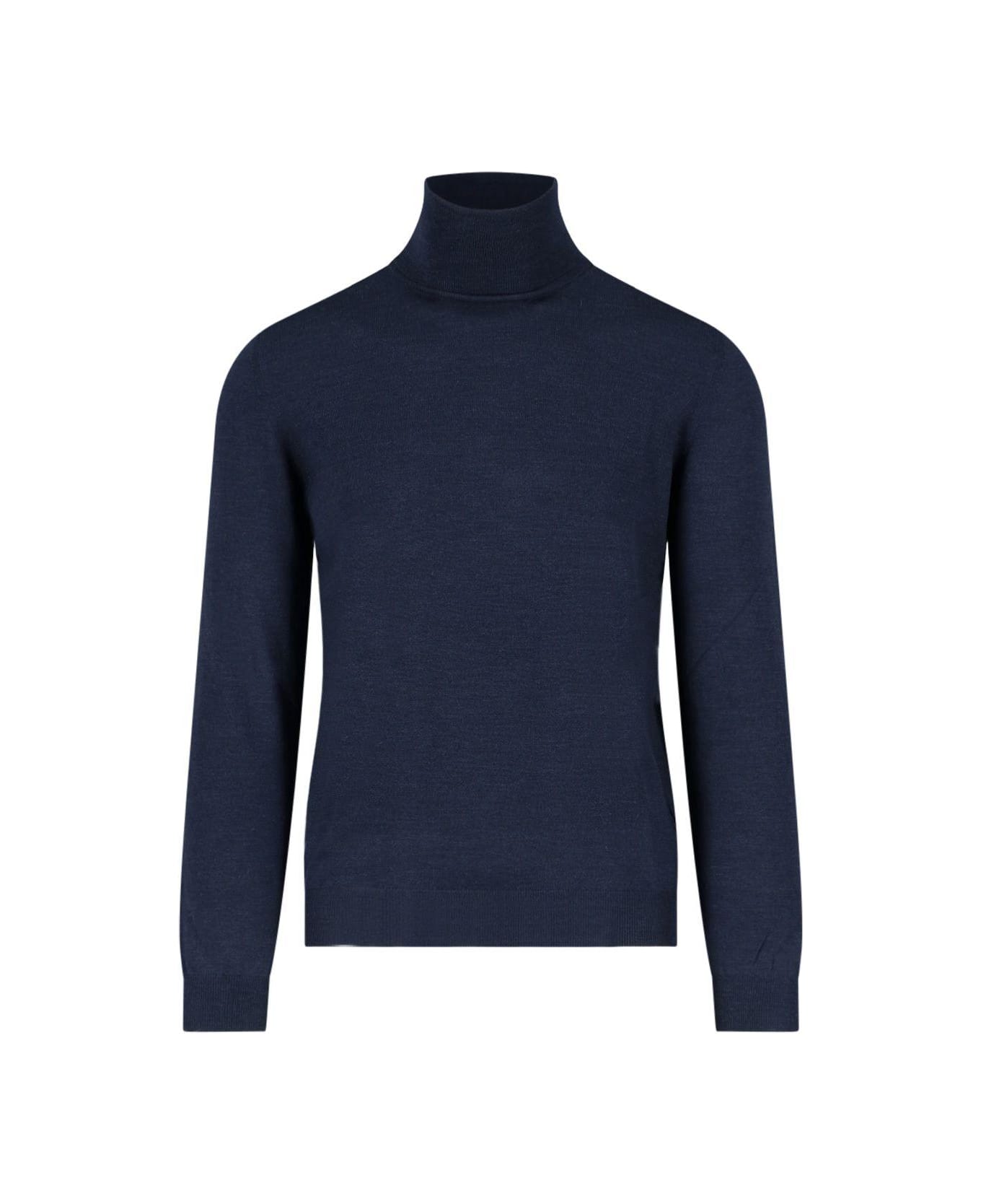 Zanone Wool Turtleneck Sweater