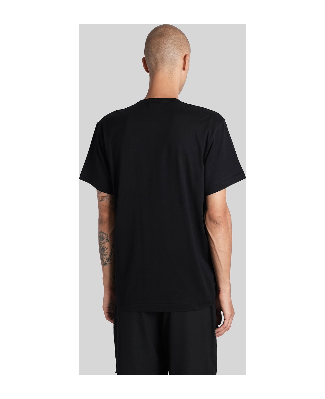 Comme Des Garçons Homme Plus T-shirt In Black Cotton - black