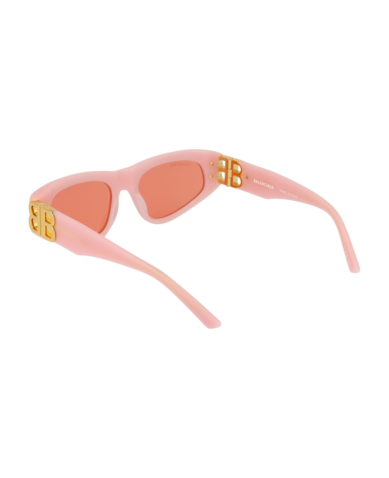Balenciaga Eyewear Bb0095s Sunglasses - 003 PINK GOLD RED サングラス