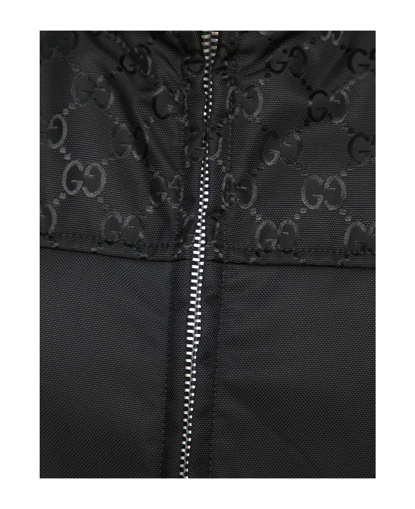 Gucci Gg Black Padded Vest - Black