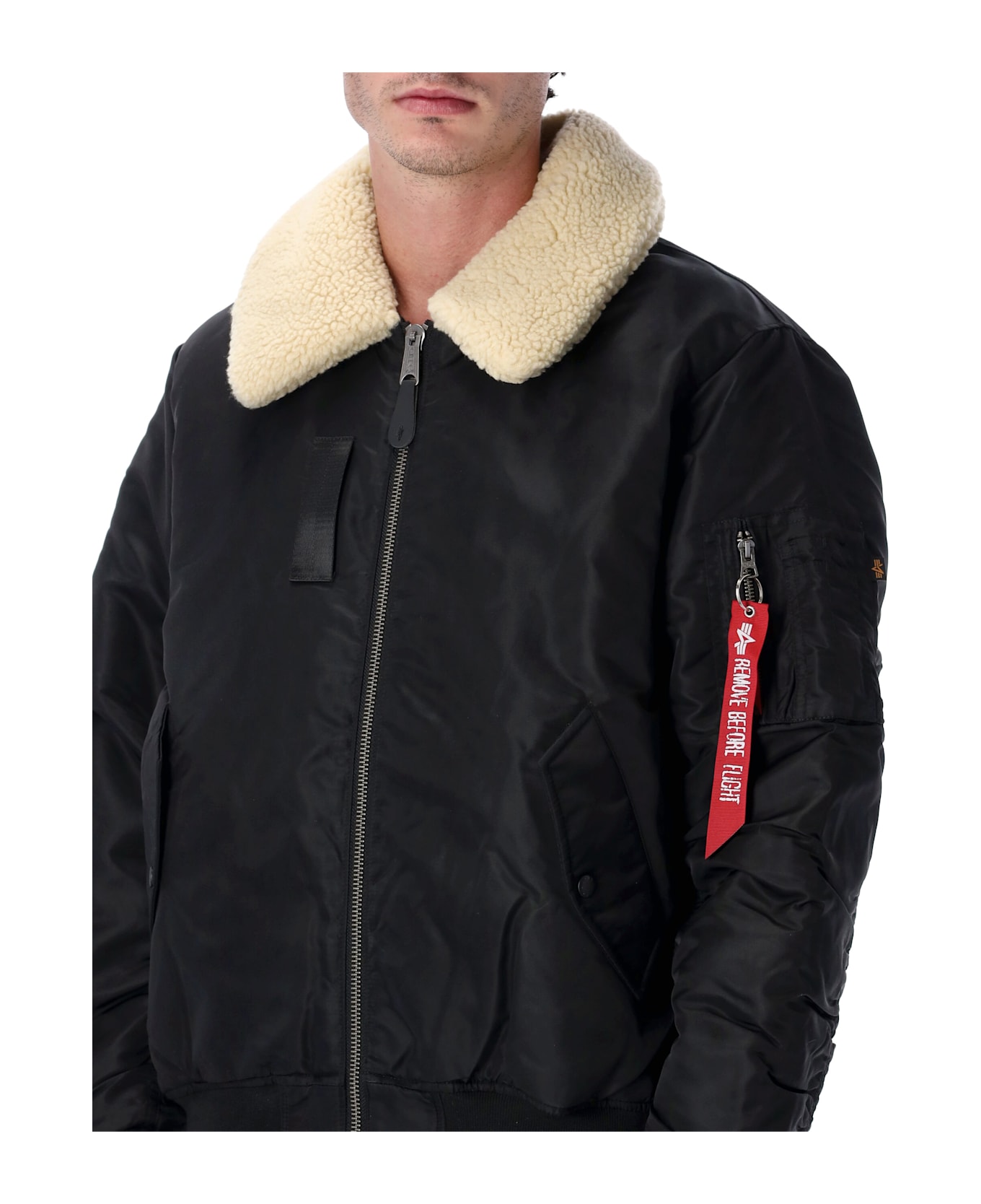 Alpha Industries B-15 Mod Reversible Bomber - BLACK